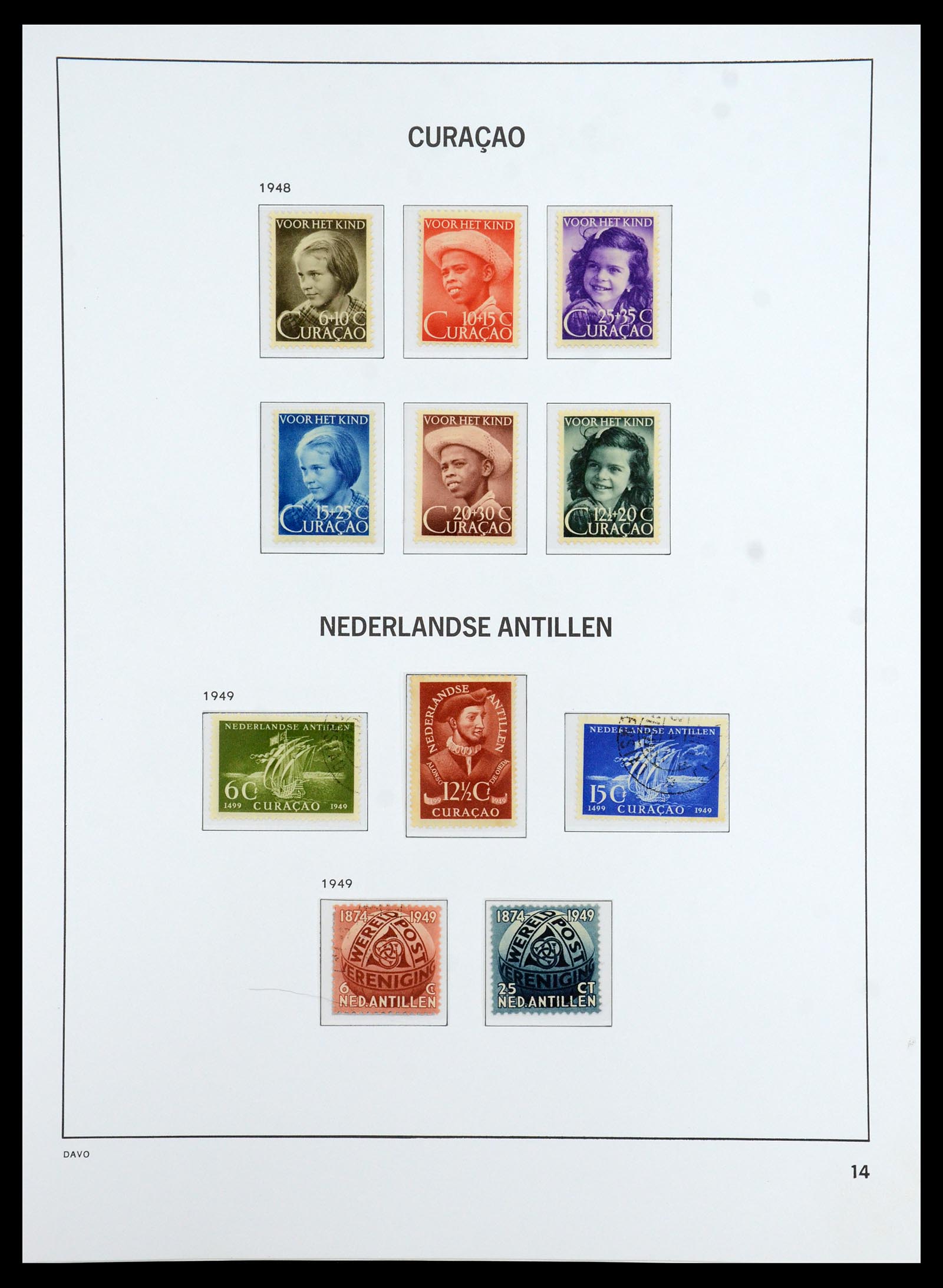 36398 062 - Stamp collection 36398 Dutch territories 1864-1975.
