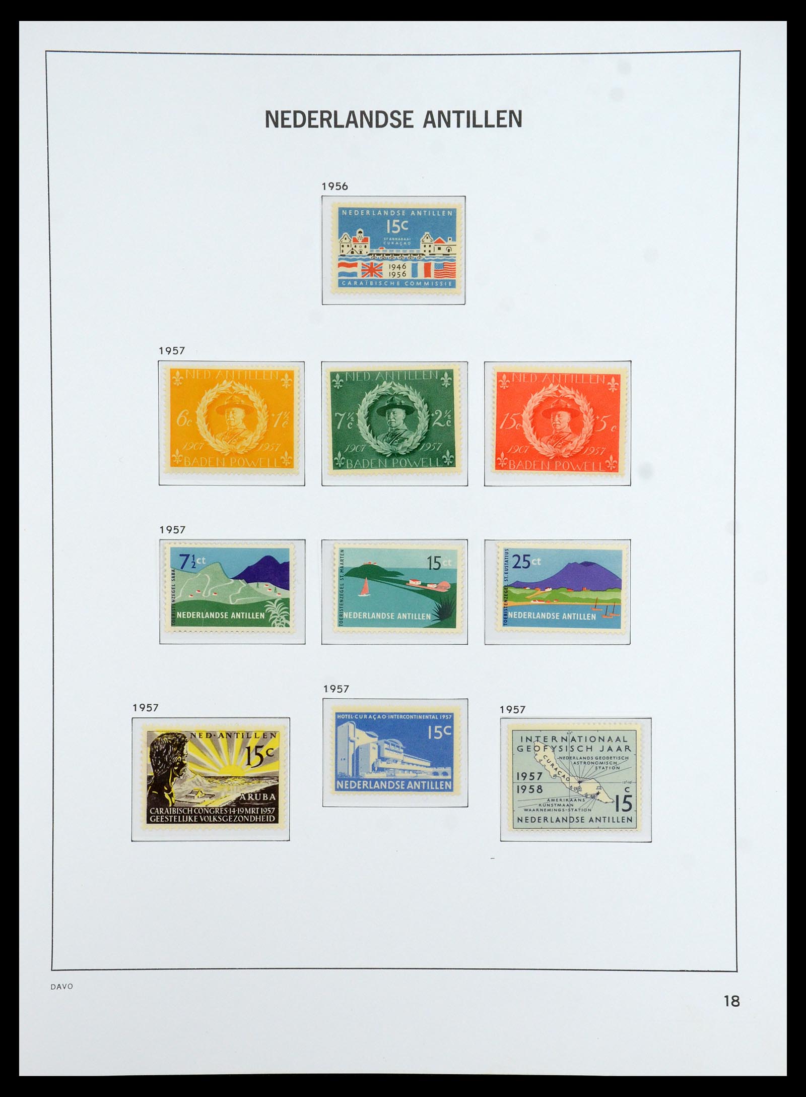 36398 066 - Stamp collection 36398 Dutch territories 1864-1975.