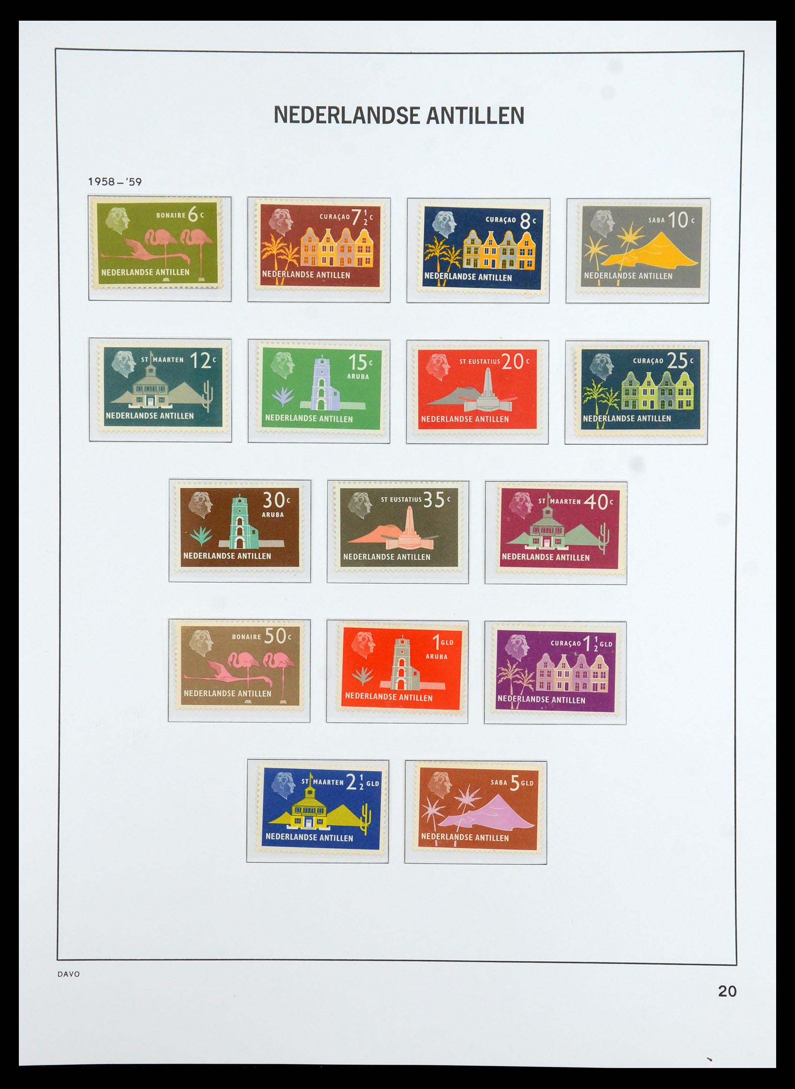 36398 068 - Stamp collection 36398 Dutch territories 1864-1975.