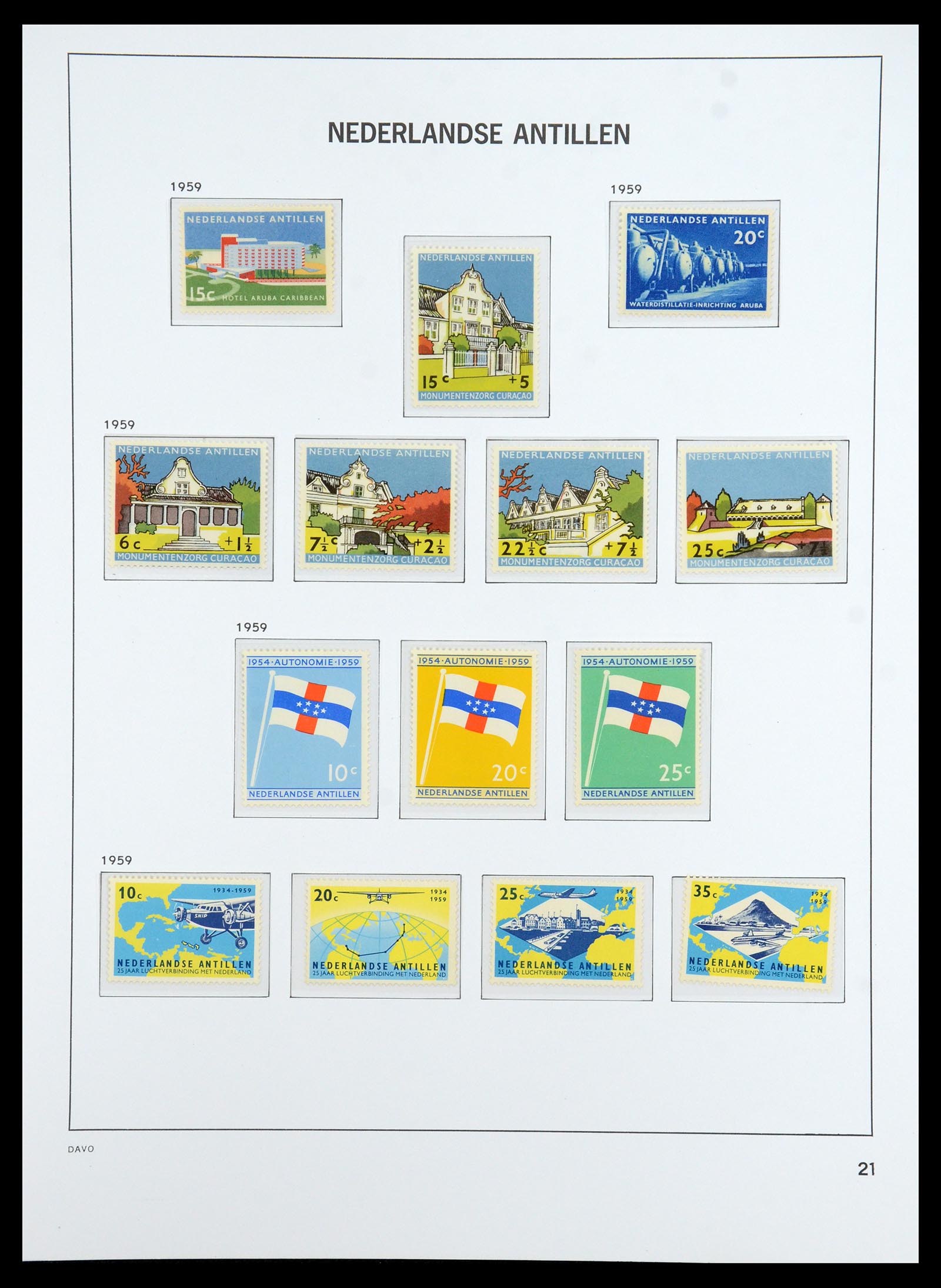 36398 069 - Stamp collection 36398 Dutch territories 1864-1975.