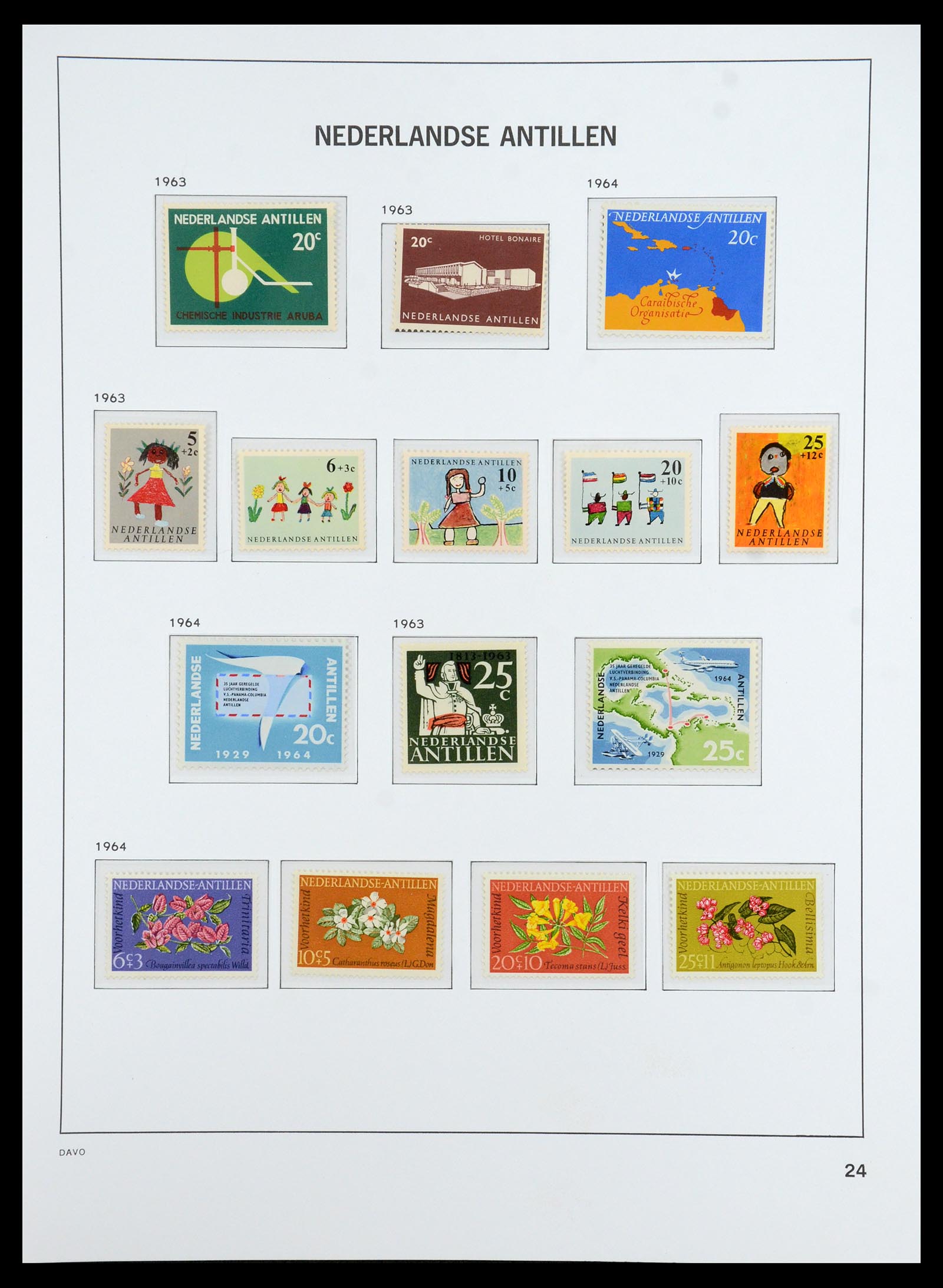 36398 073 - Stamp collection 36398 Dutch territories 1864-1975.