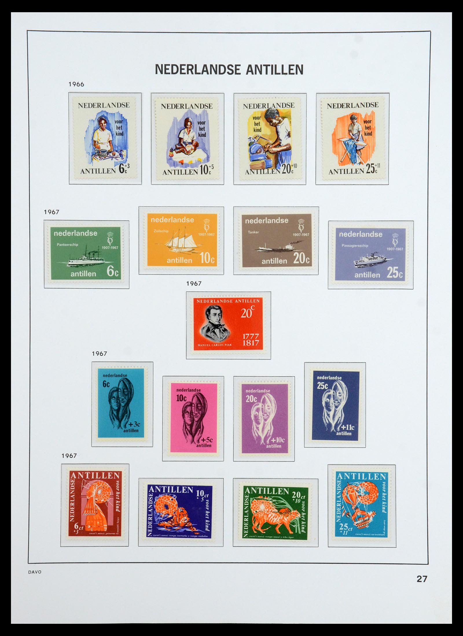 36398 076 - Stamp collection 36398 Dutch territories 1864-1975.
