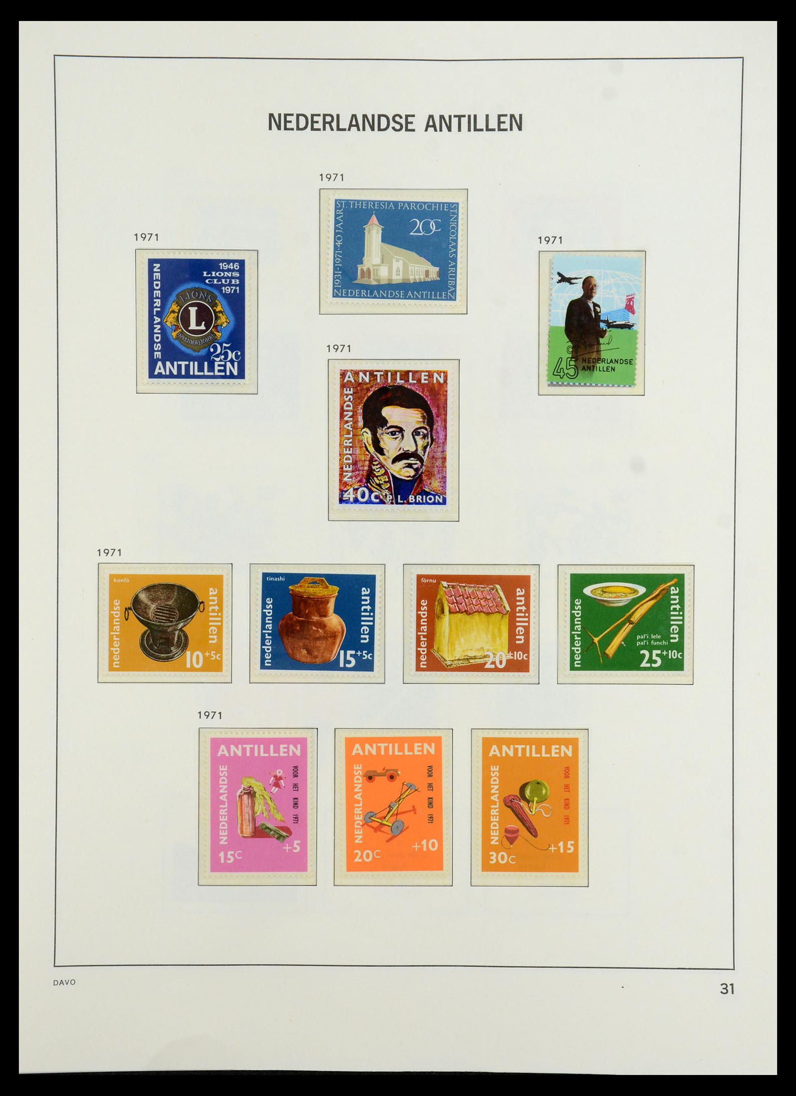 36398 080 - Postzegelverzameling 36398 Overzeese gebiedsdelen 1864-1975.