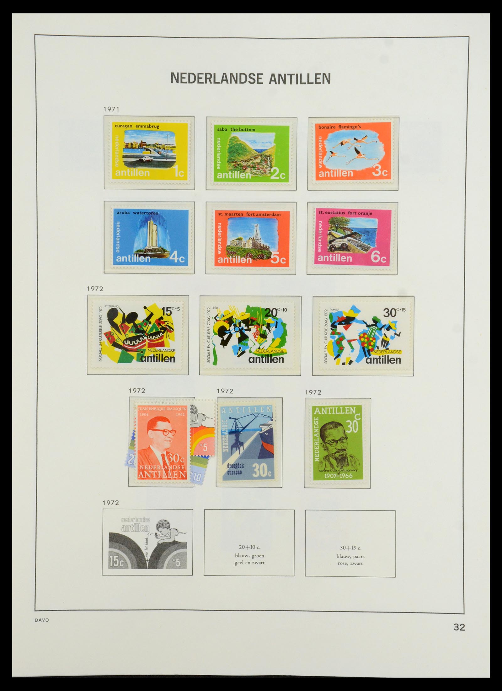 36398 081 - Stamp collection 36398 Dutch territories 1864-1975.