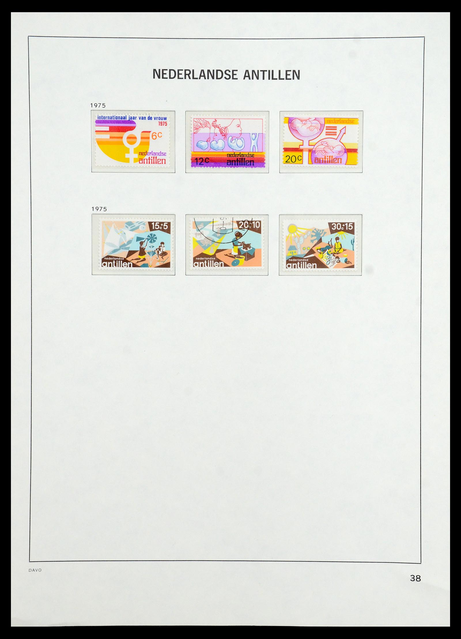 36398 085 - Stamp collection 36398 Dutch territories 1864-1975.