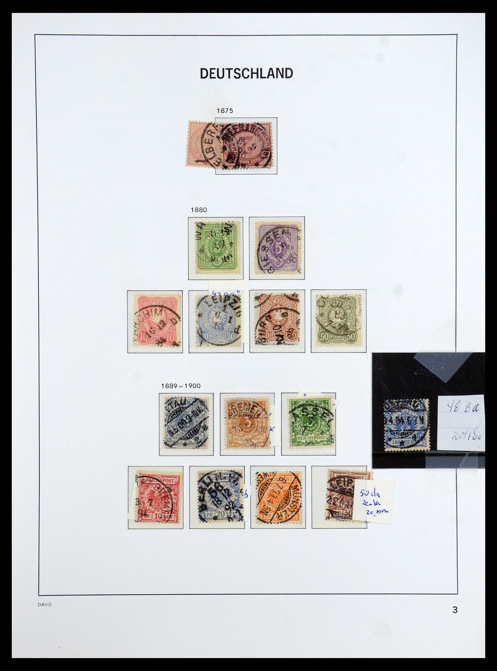 36399 003 - Postzegelverzameling 36399 Duitse Rijk 1872-1945.