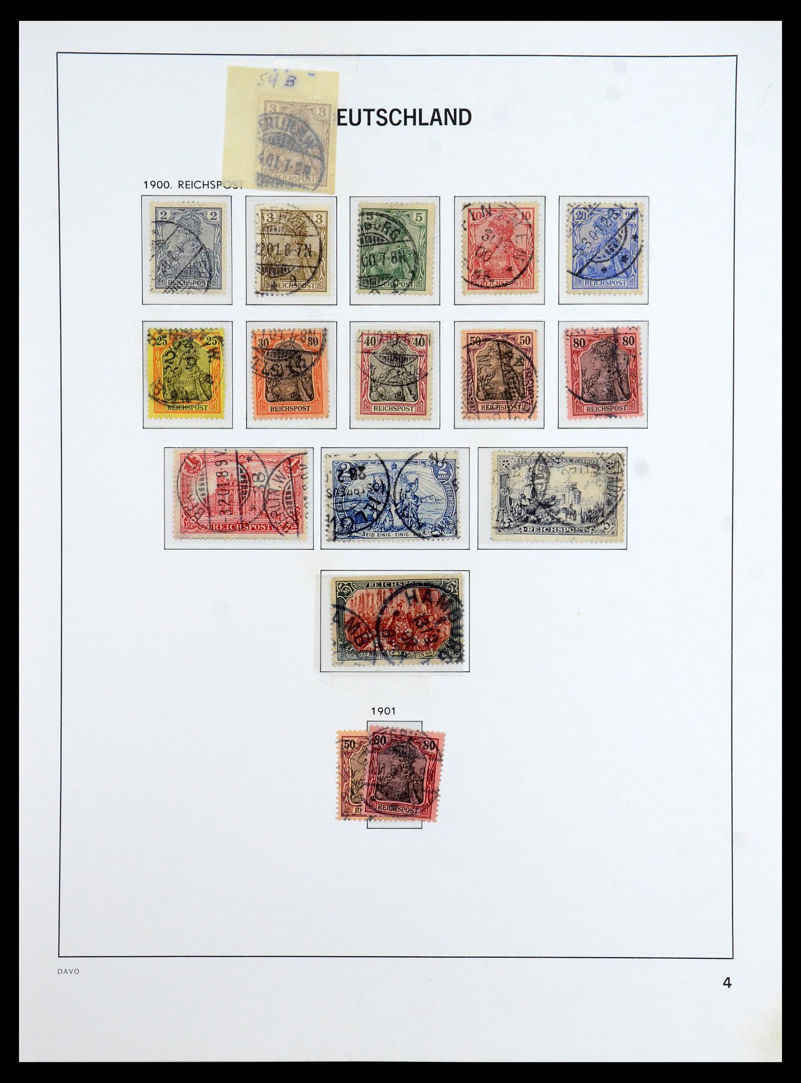 36399 004 - Postzegelverzameling 36399 Duitse Rijk 1872-1945.