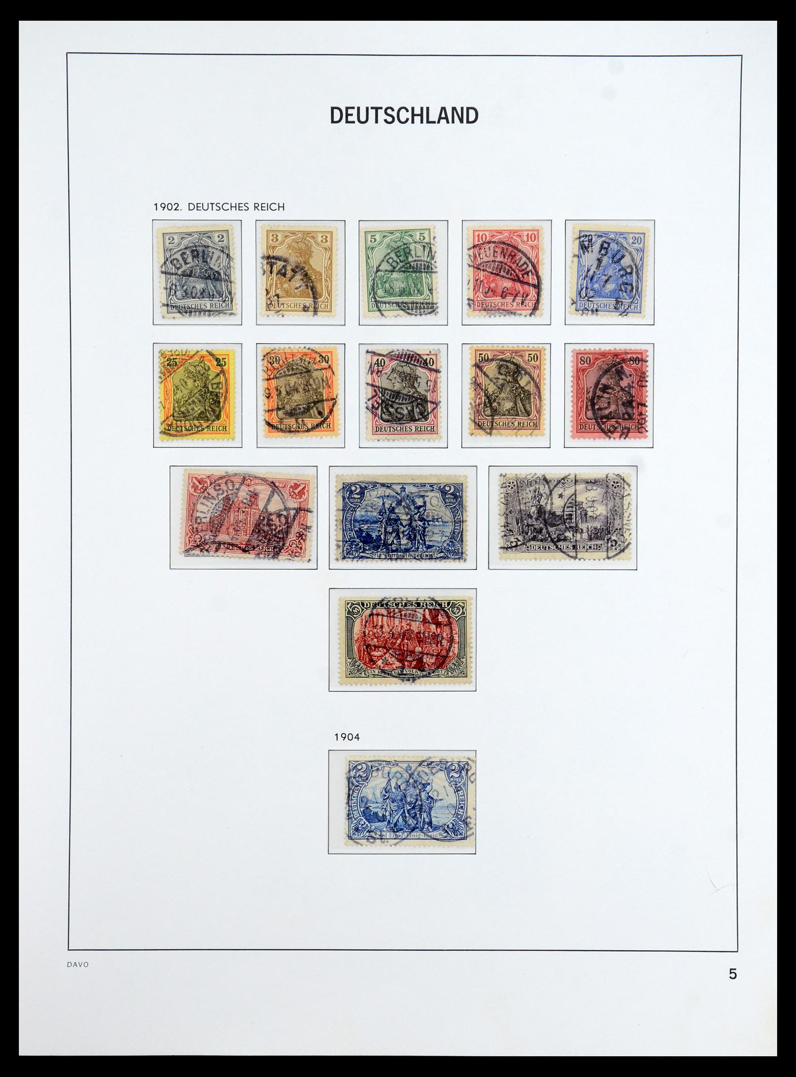 36399 005 - Postzegelverzameling 36399 Duitse Rijk 1872-1945.