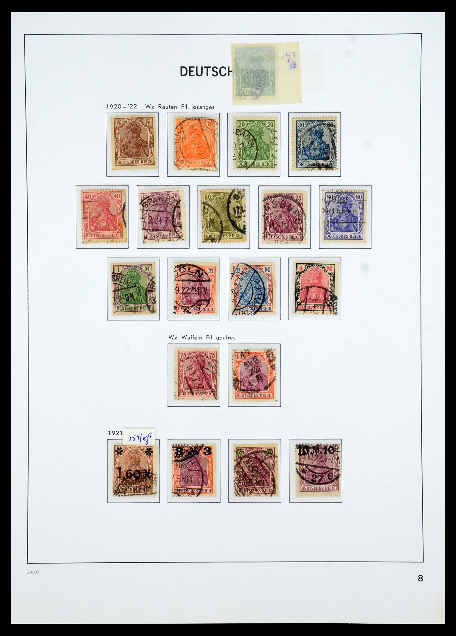 36399 009 - Stamp collection 36399 German Reich 1872-1945.