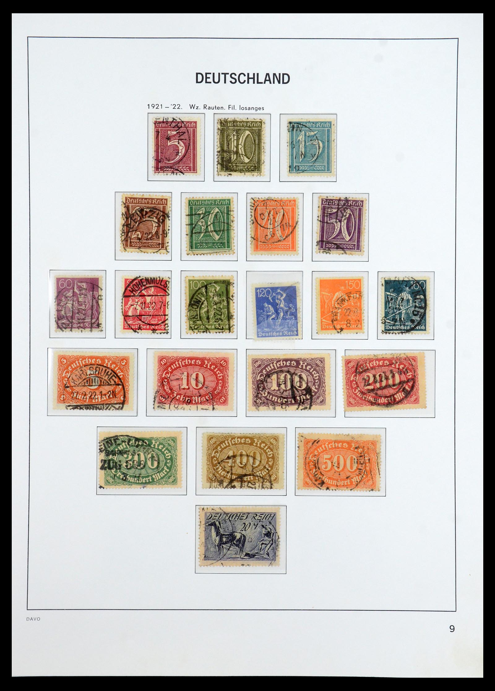 36399 010 - Stamp collection 36399 German Reich 1872-1945.