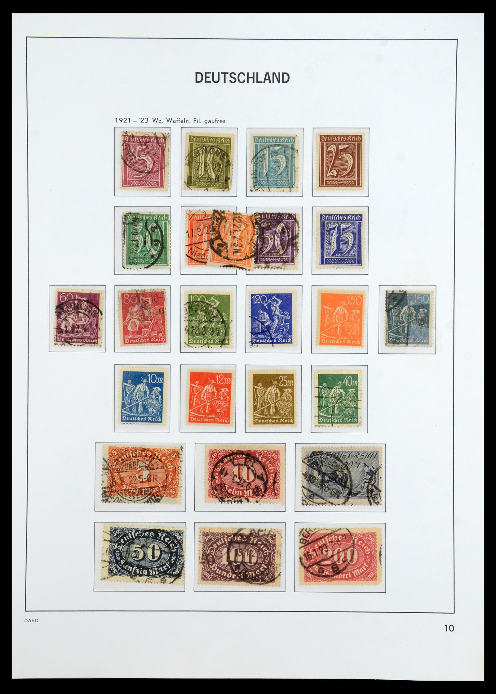 36399 011 - Stamp collection 36399 German Reich 1872-1945.