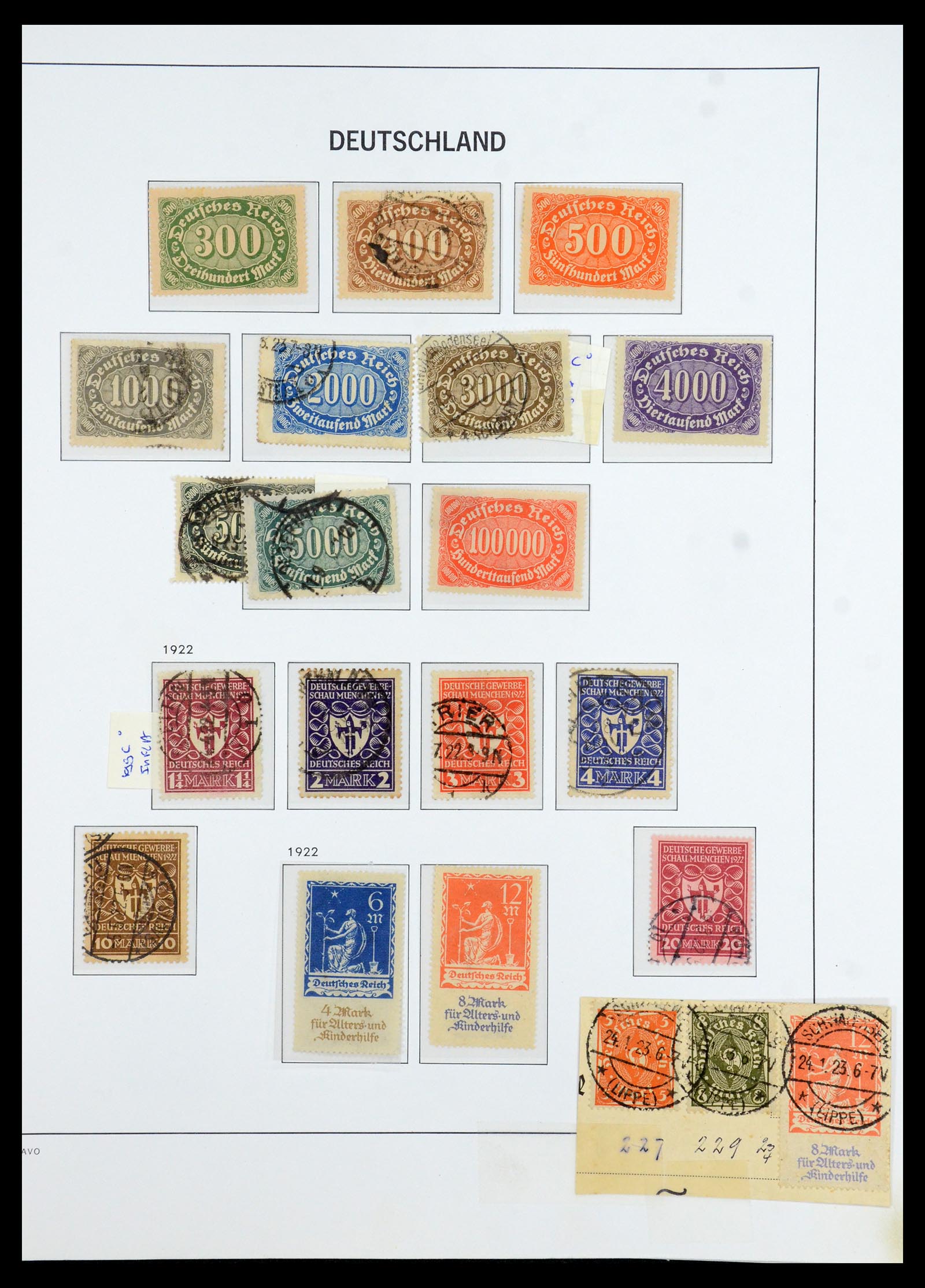 36399 012 - Postzegelverzameling 36399 Duitse Rijk 1872-1945.