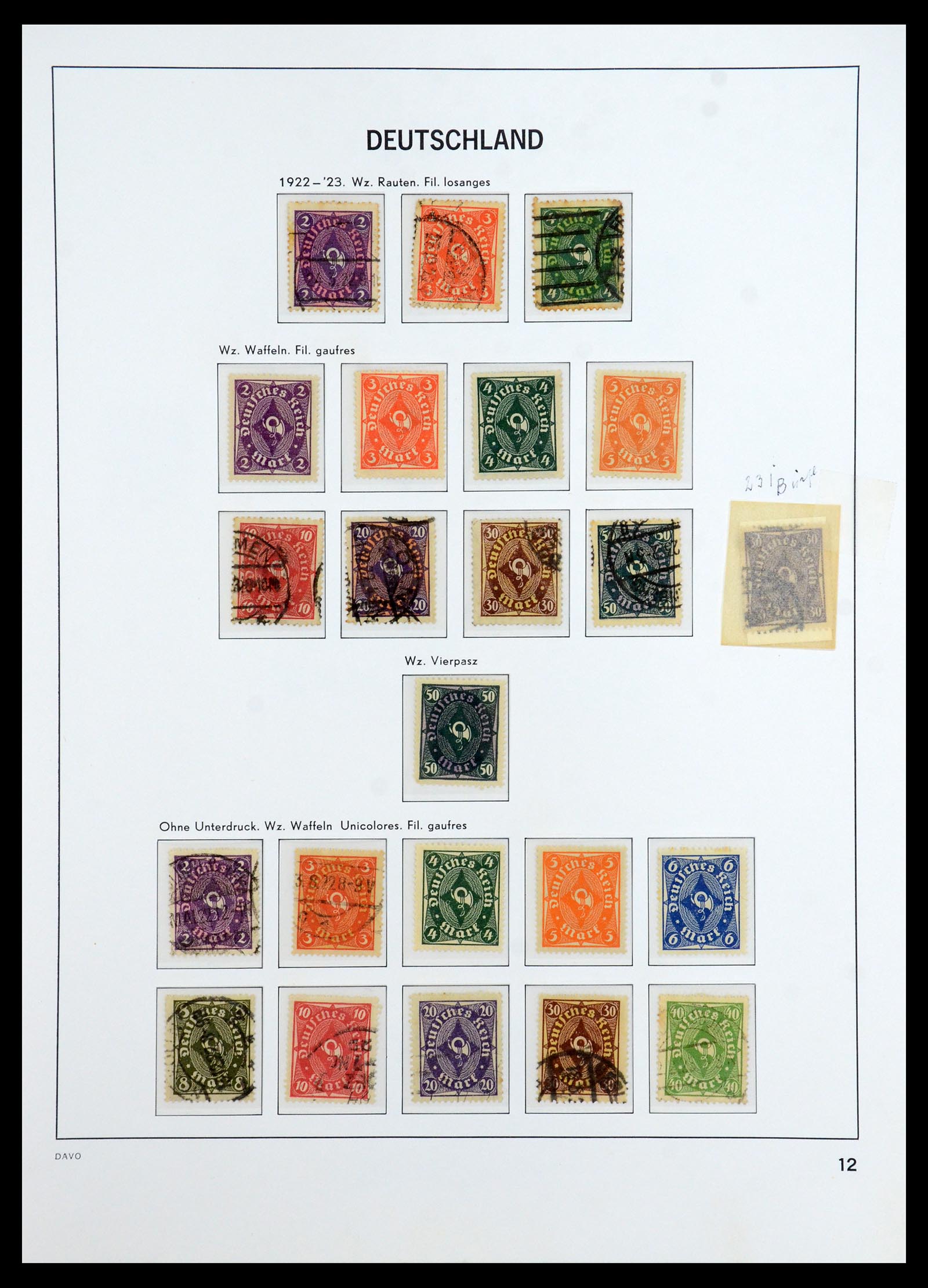36399 013 - Stamp collection 36399 German Reich 1872-1945.