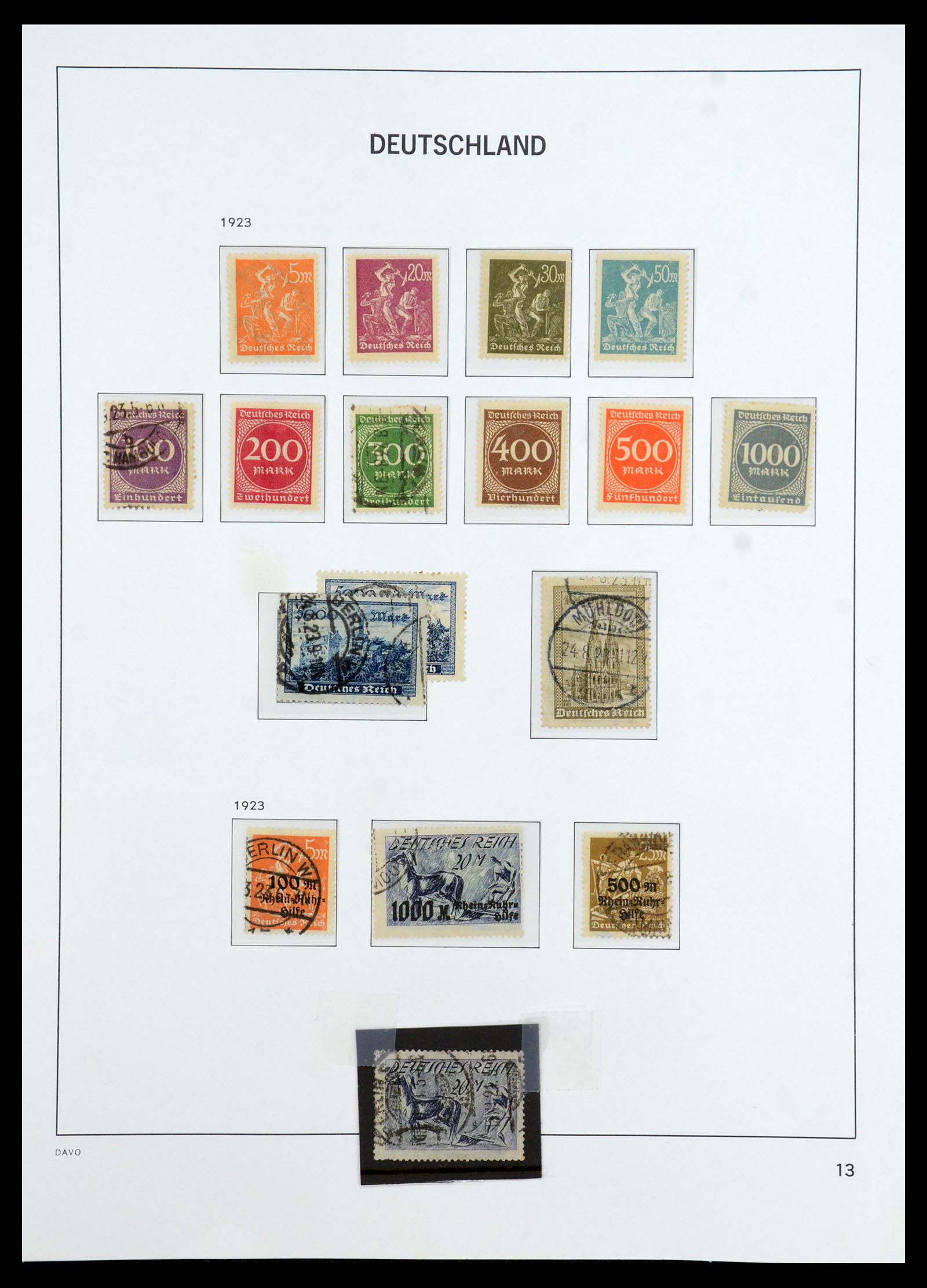 36399 014 - Stamp collection 36399 German Reich 1872-1945.