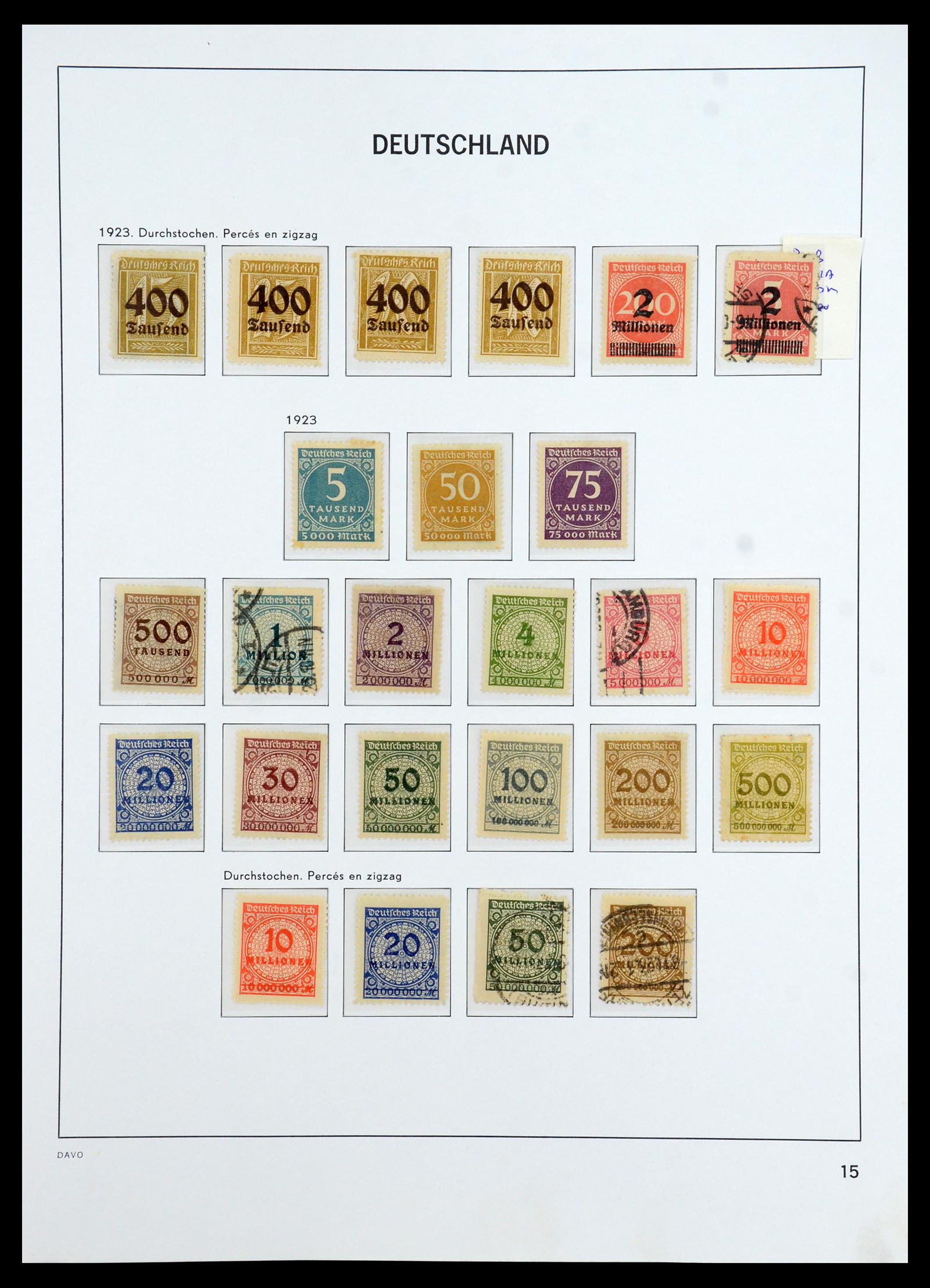 36399 016 - Stamp collection 36399 German Reich 1872-1945.