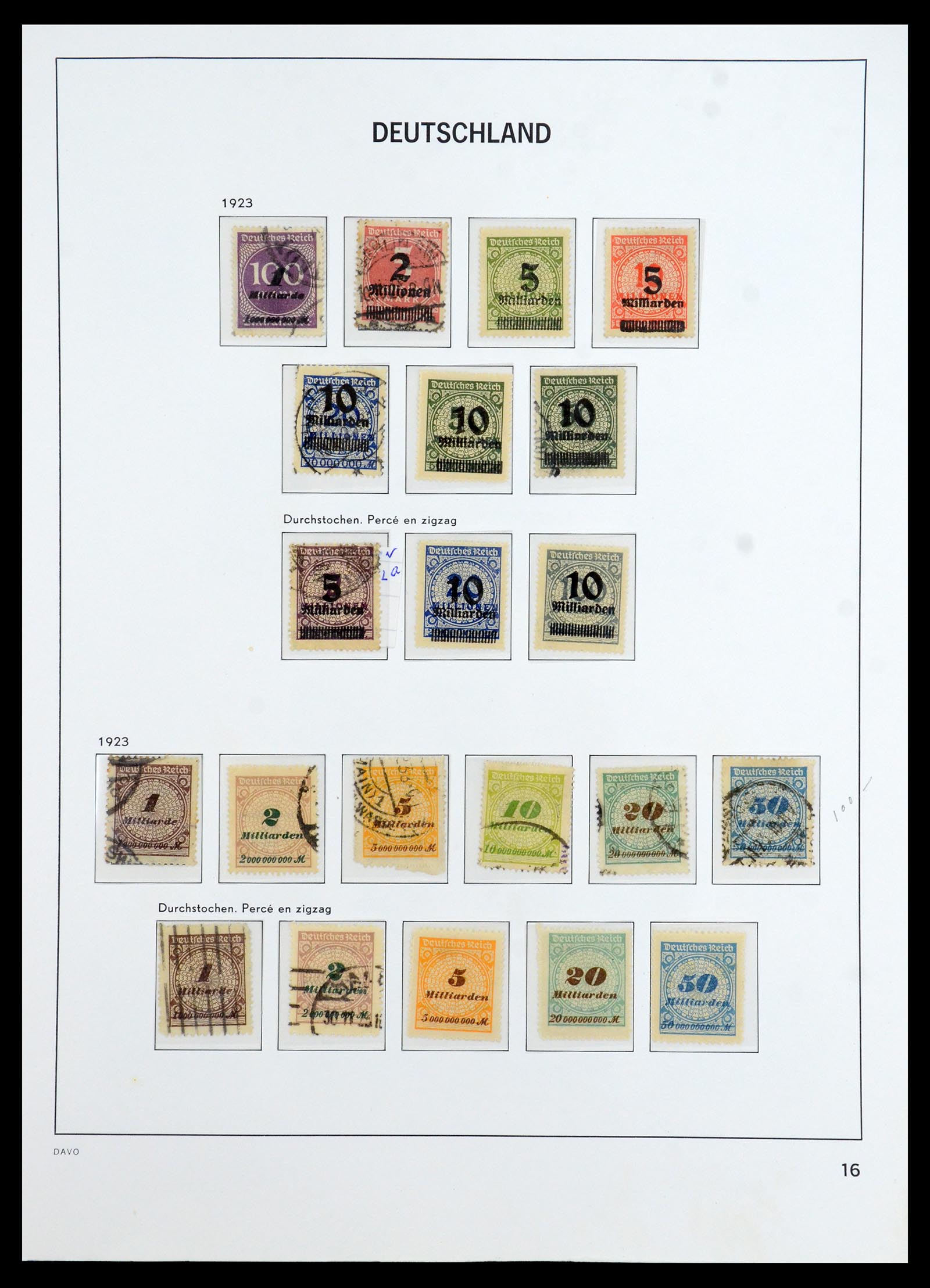 36399 017 - Stamp collection 36399 German Reich 1872-1945.