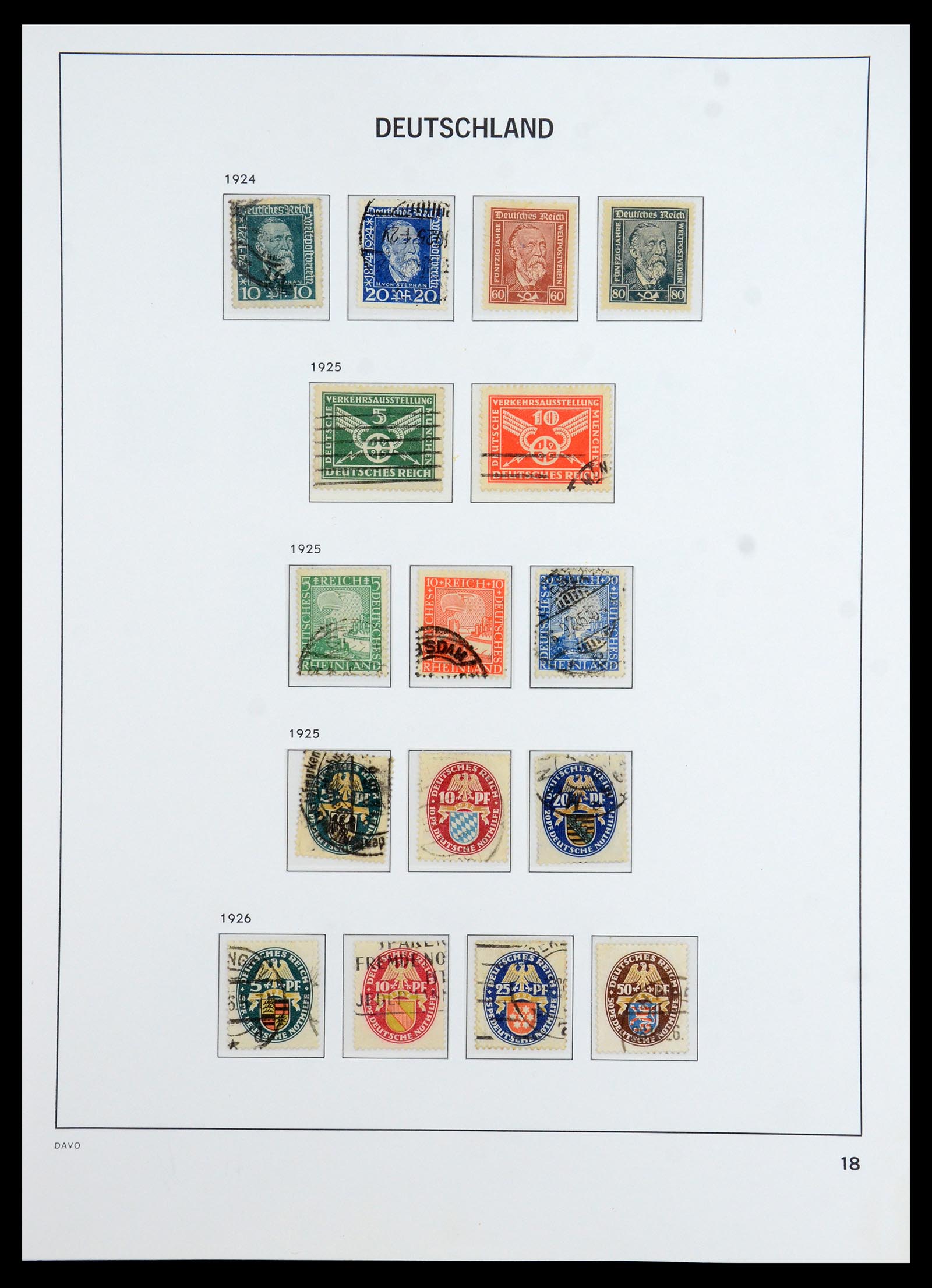 36399 019 - Postzegelverzameling 36399 Duitse Rijk 1872-1945.