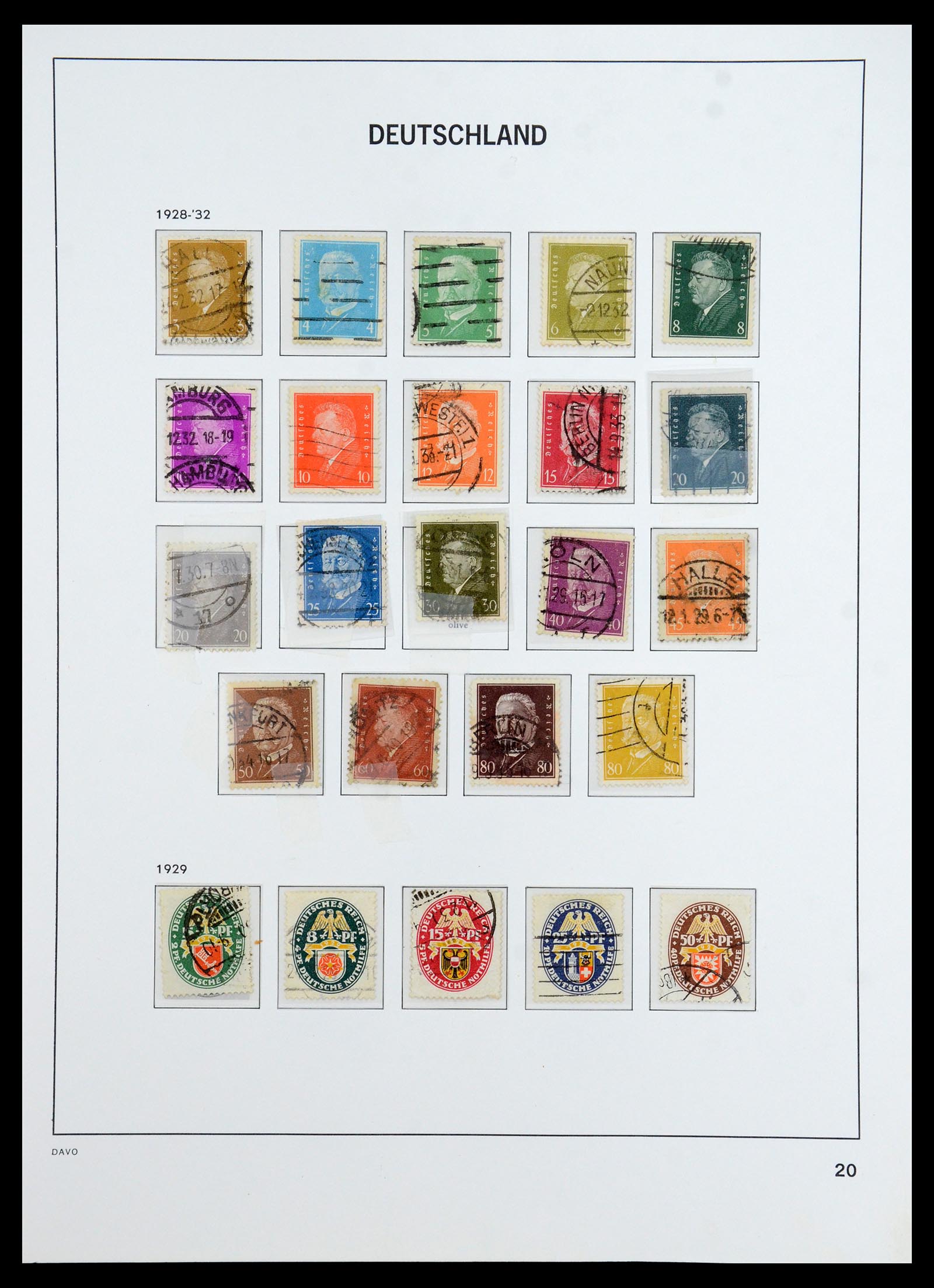 36399 021 - Stamp collection 36399 German Reich 1872-1945.