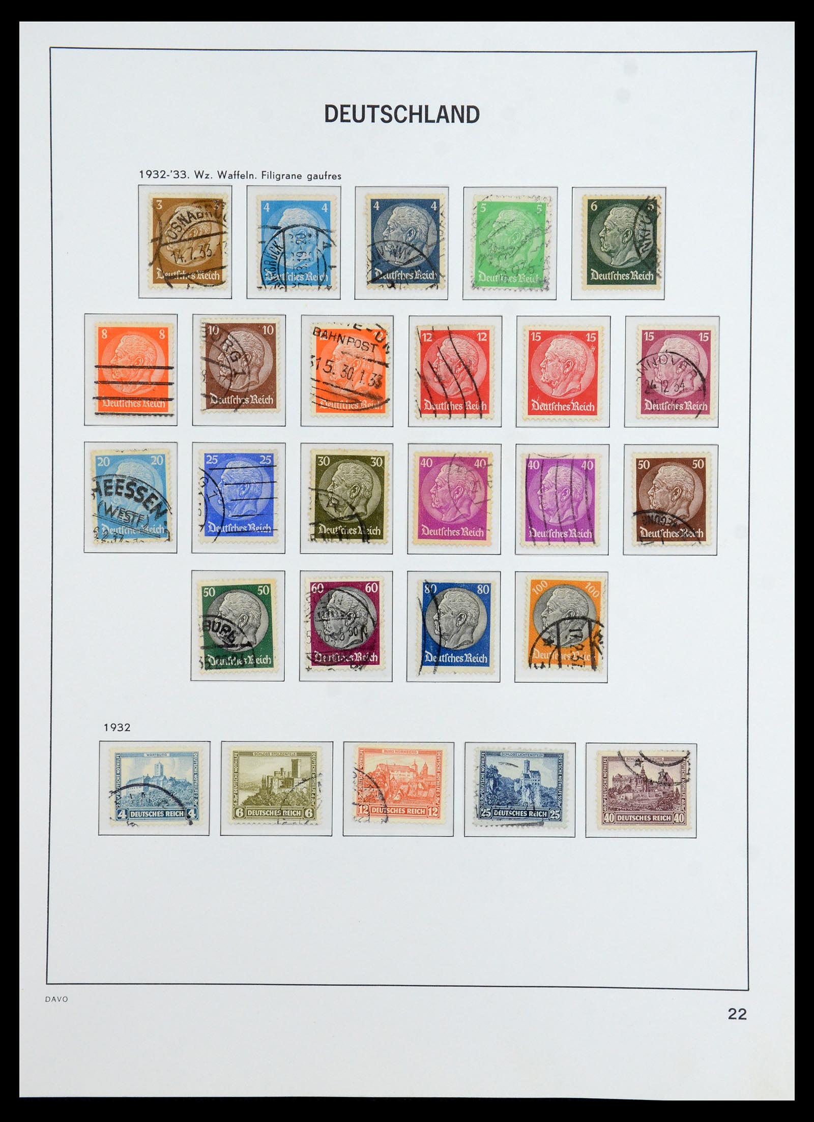 36399 023 - Stamp collection 36399 German Reich 1872-1945.