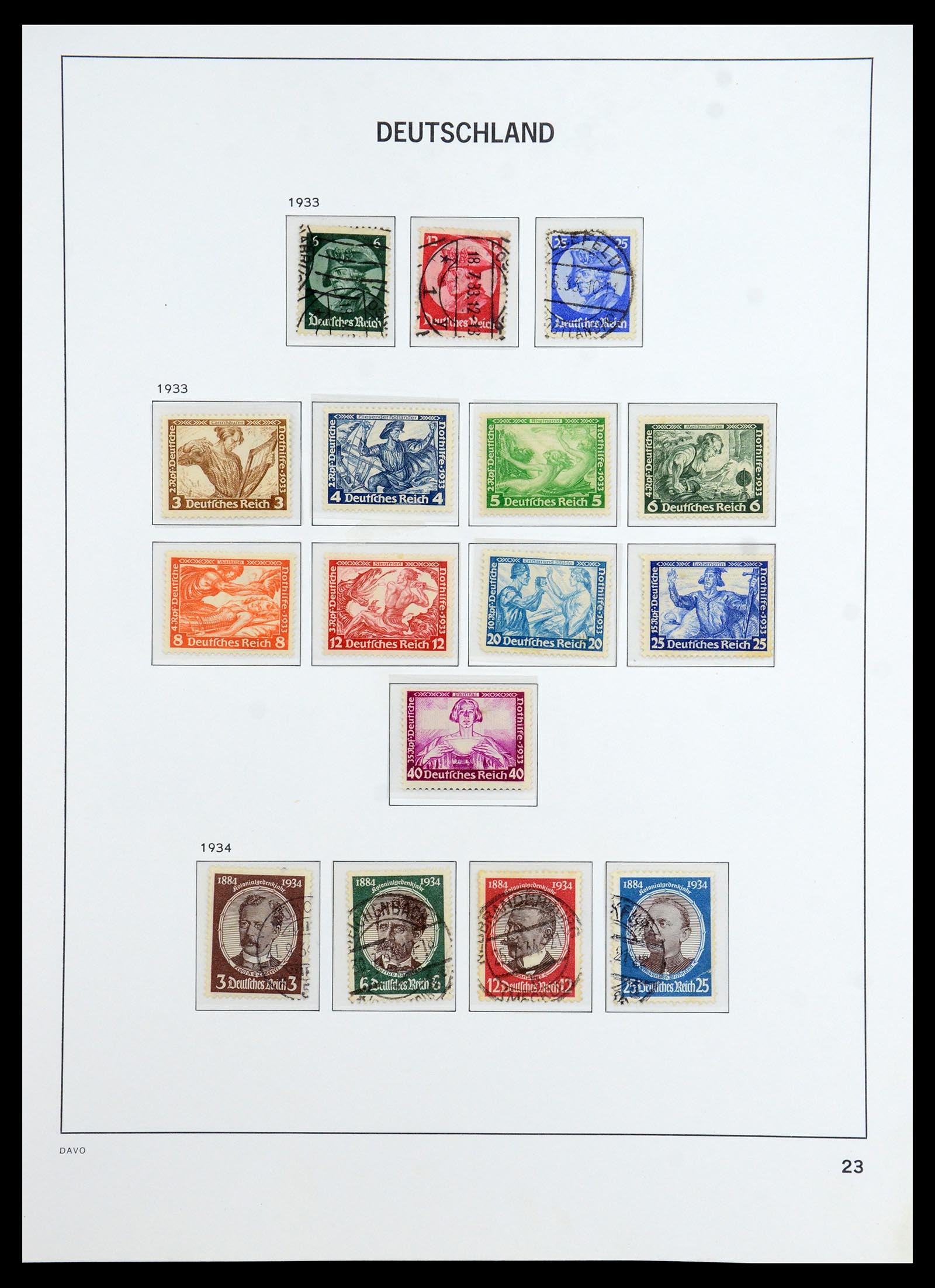 36399 024 - Stamp collection 36399 German Reich 1872-1945.