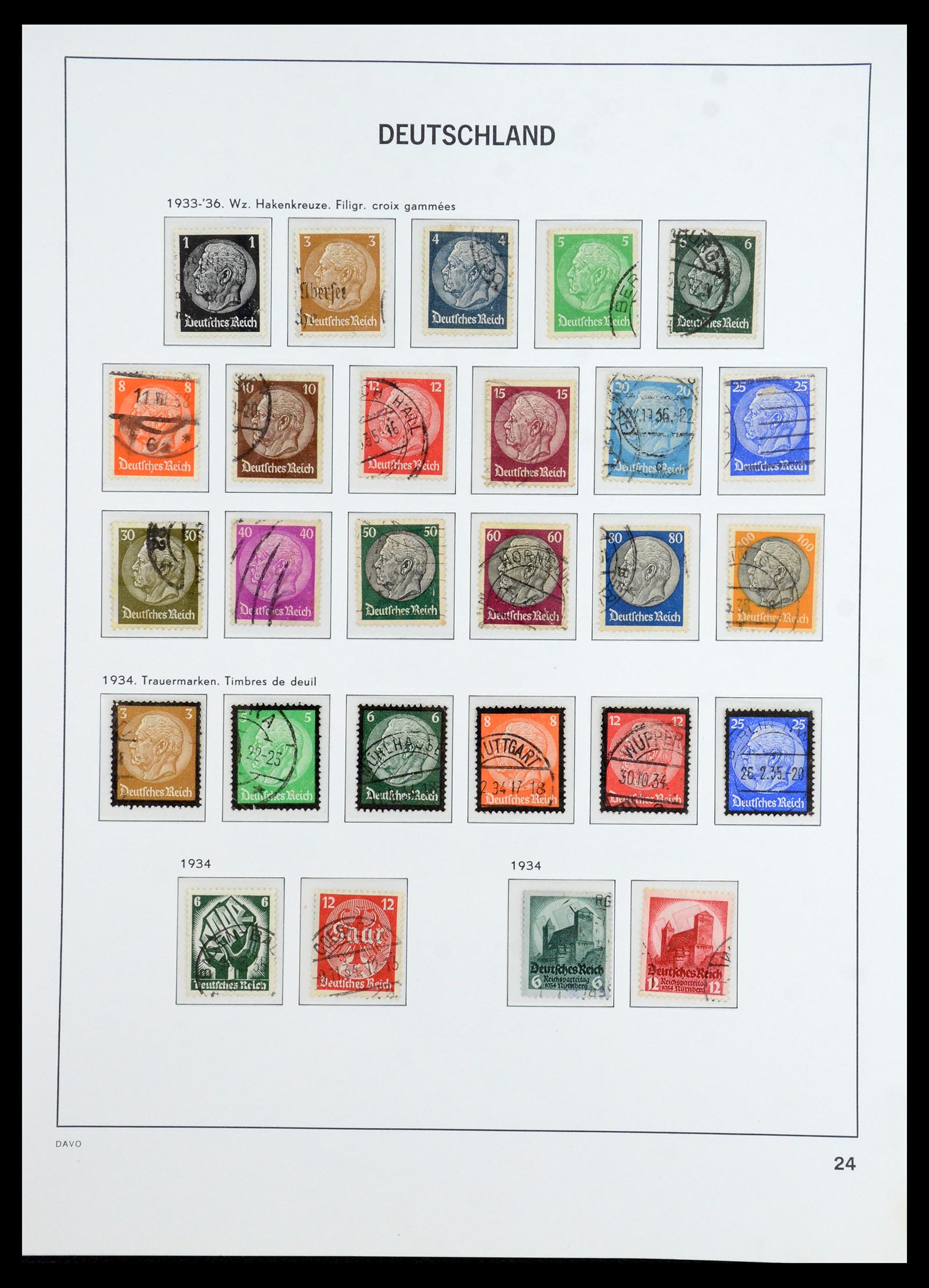 36399 025 - Stamp collection 36399 German Reich 1872-1945.