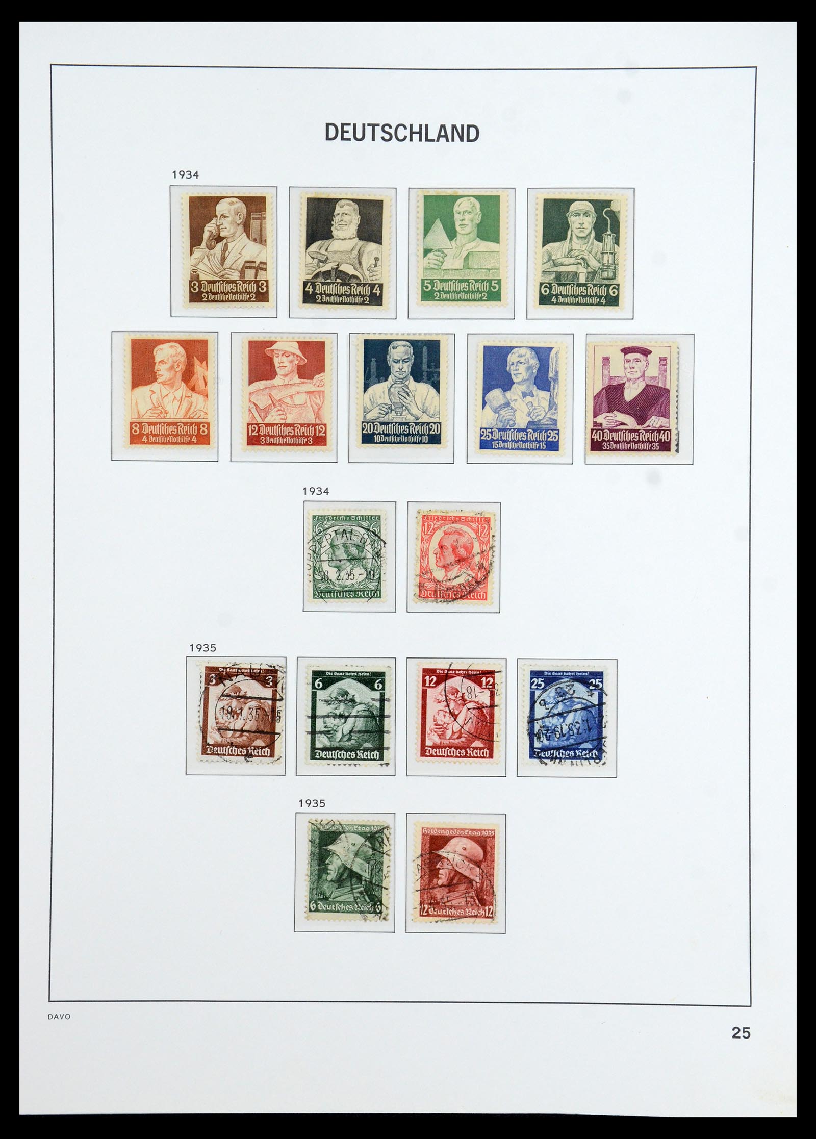 36399 026 - Postzegelverzameling 36399 Duitse Rijk 1872-1945.