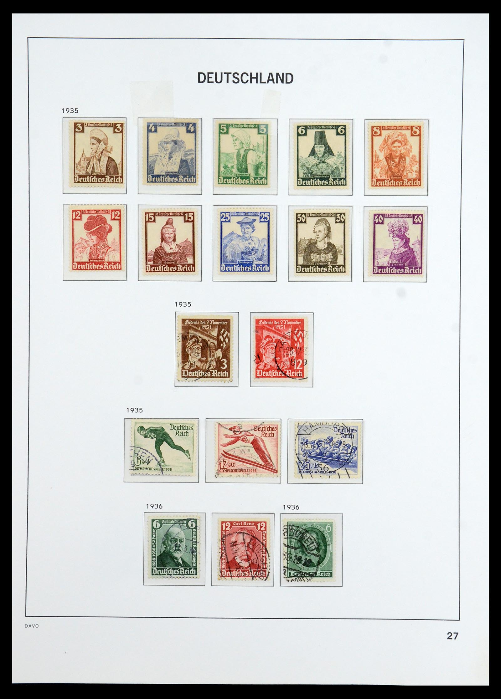 36399 028 - Postzegelverzameling 36399 Duitse Rijk 1872-1945.