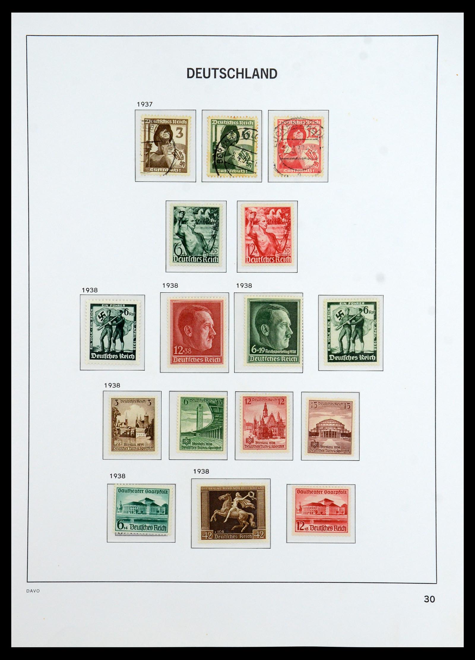 36399 031 - Postzegelverzameling 36399 Duitse Rijk 1872-1945.