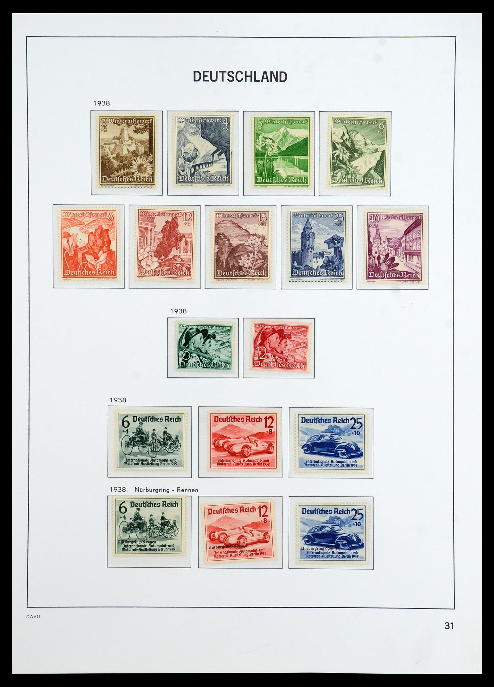 36399 032 - Postzegelverzameling 36399 Duitse Rijk 1872-1945.