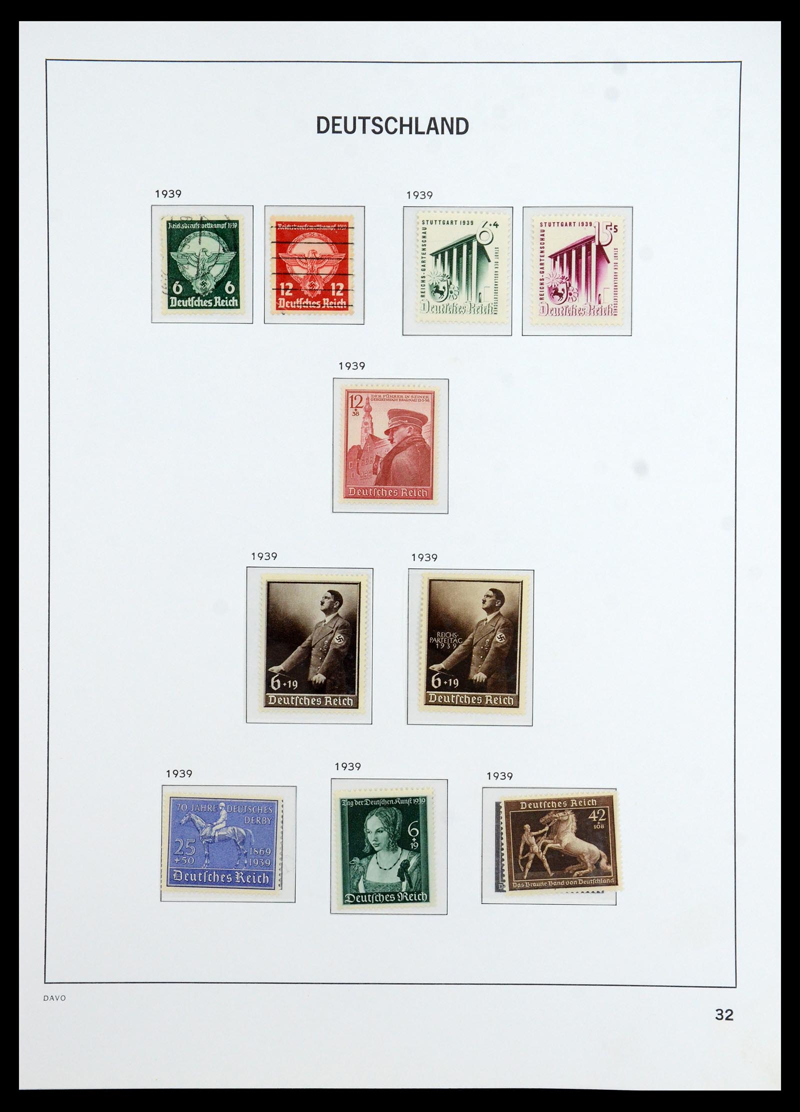 36399 033 - Postzegelverzameling 36399 Duitse Rijk 1872-1945.