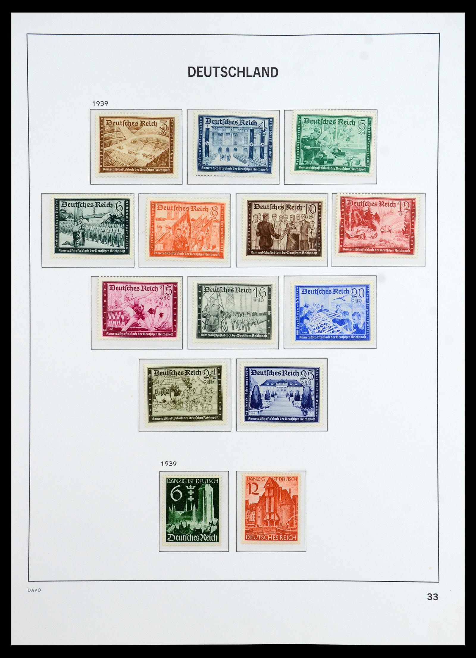 36399 034 - Postzegelverzameling 36399 Duitse Rijk 1872-1945.