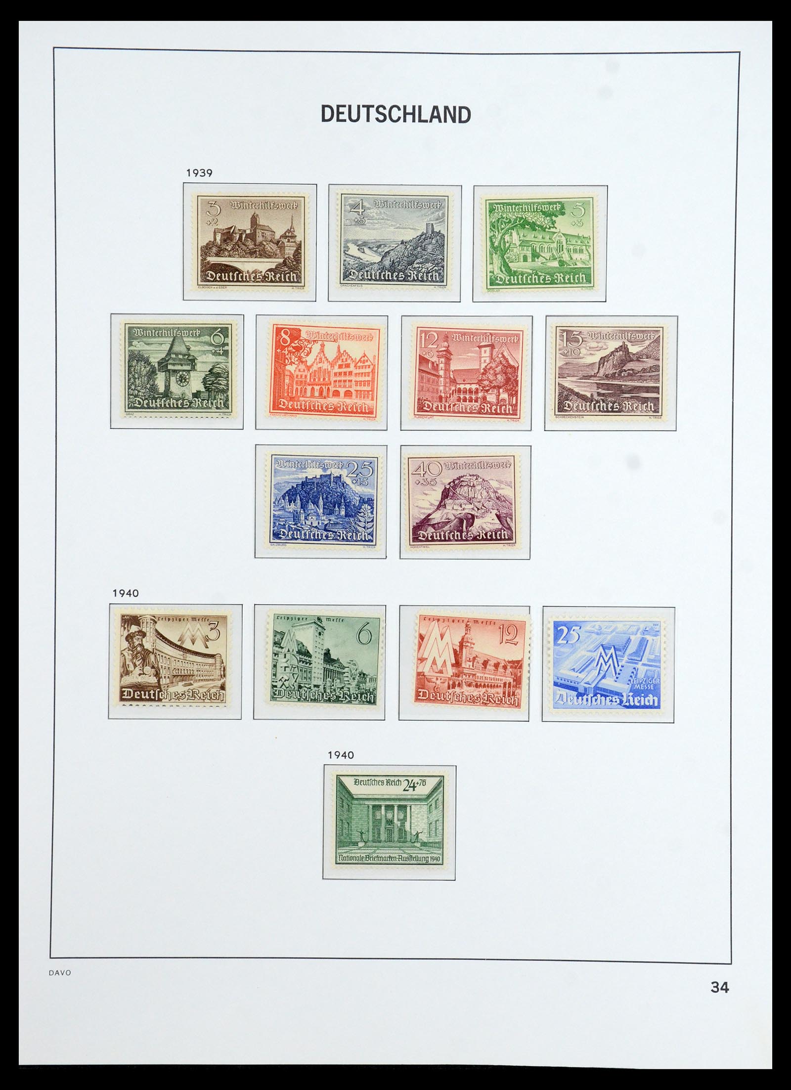 36399 036 - Stamp collection 36399 German Reich 1872-1945.