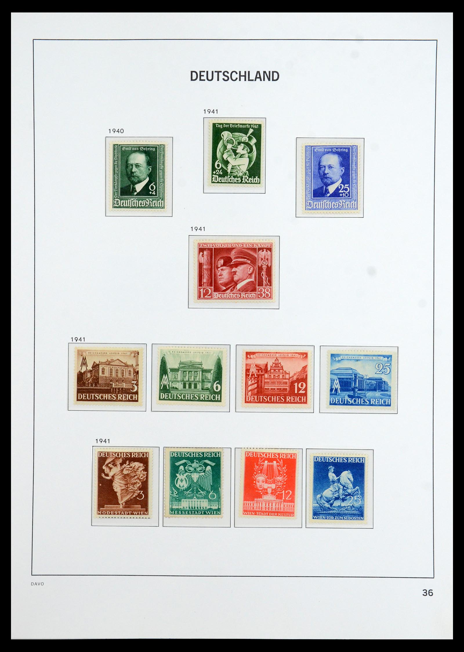 36399 038 - Postzegelverzameling 36399 Duitse Rijk 1872-1945.