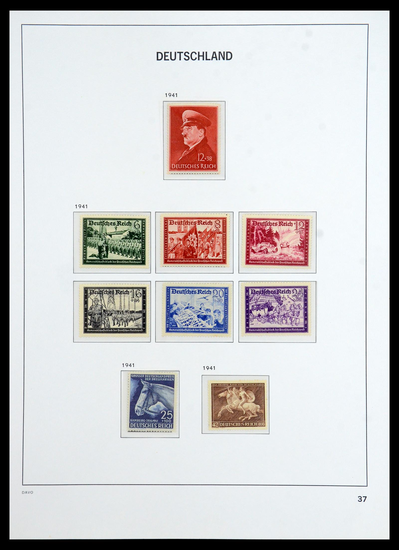 36399 039 - Postzegelverzameling 36399 Duitse Rijk 1872-1945.