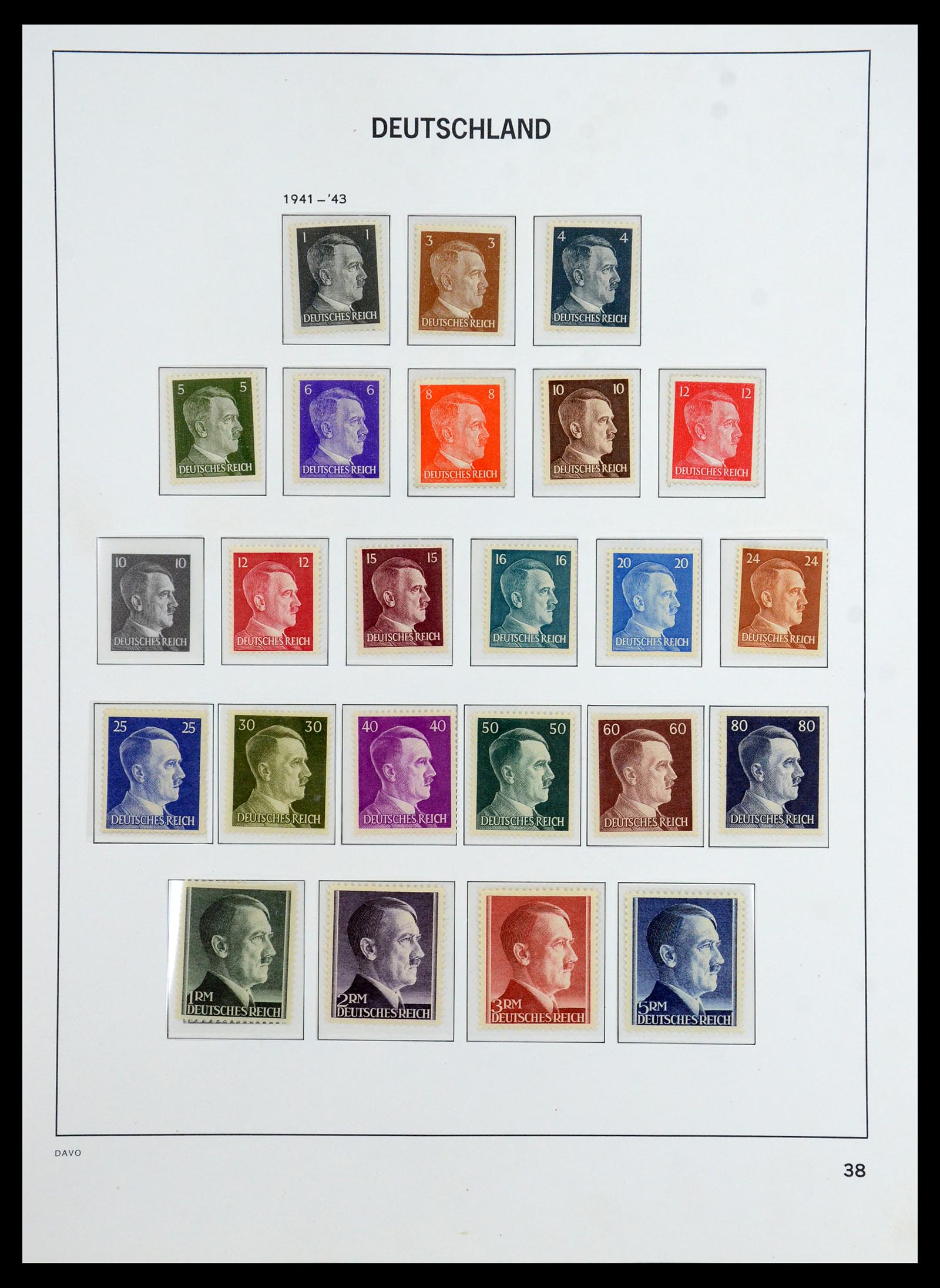 36399 041 - Stamp collection 36399 German Reich 1872-1945.