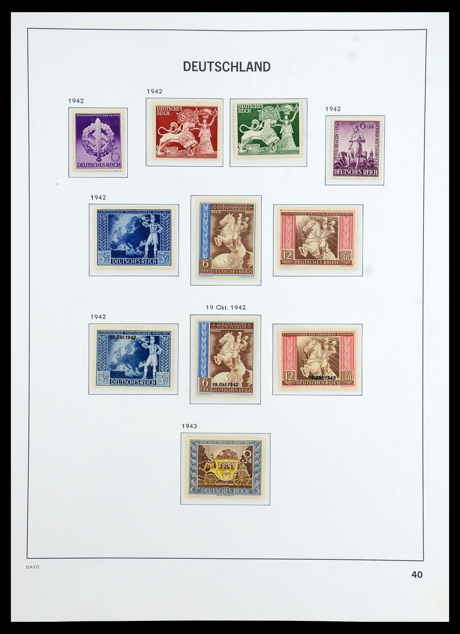 36399 043 - Postzegelverzameling 36399 Duitse Rijk 1872-1945.