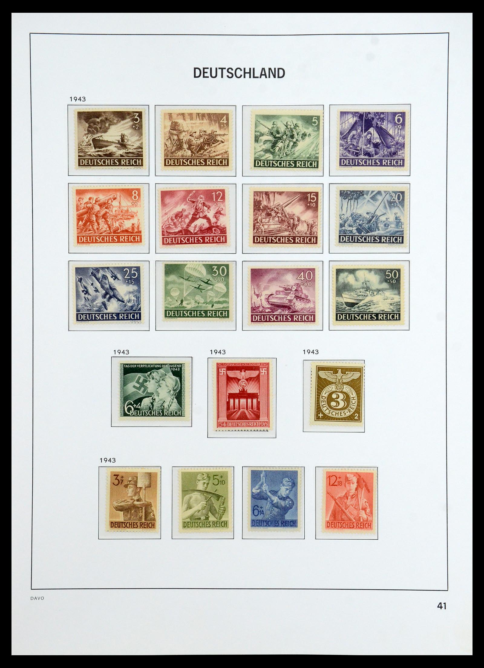 36399 044 - Postzegelverzameling 36399 Duitse Rijk 1872-1945.