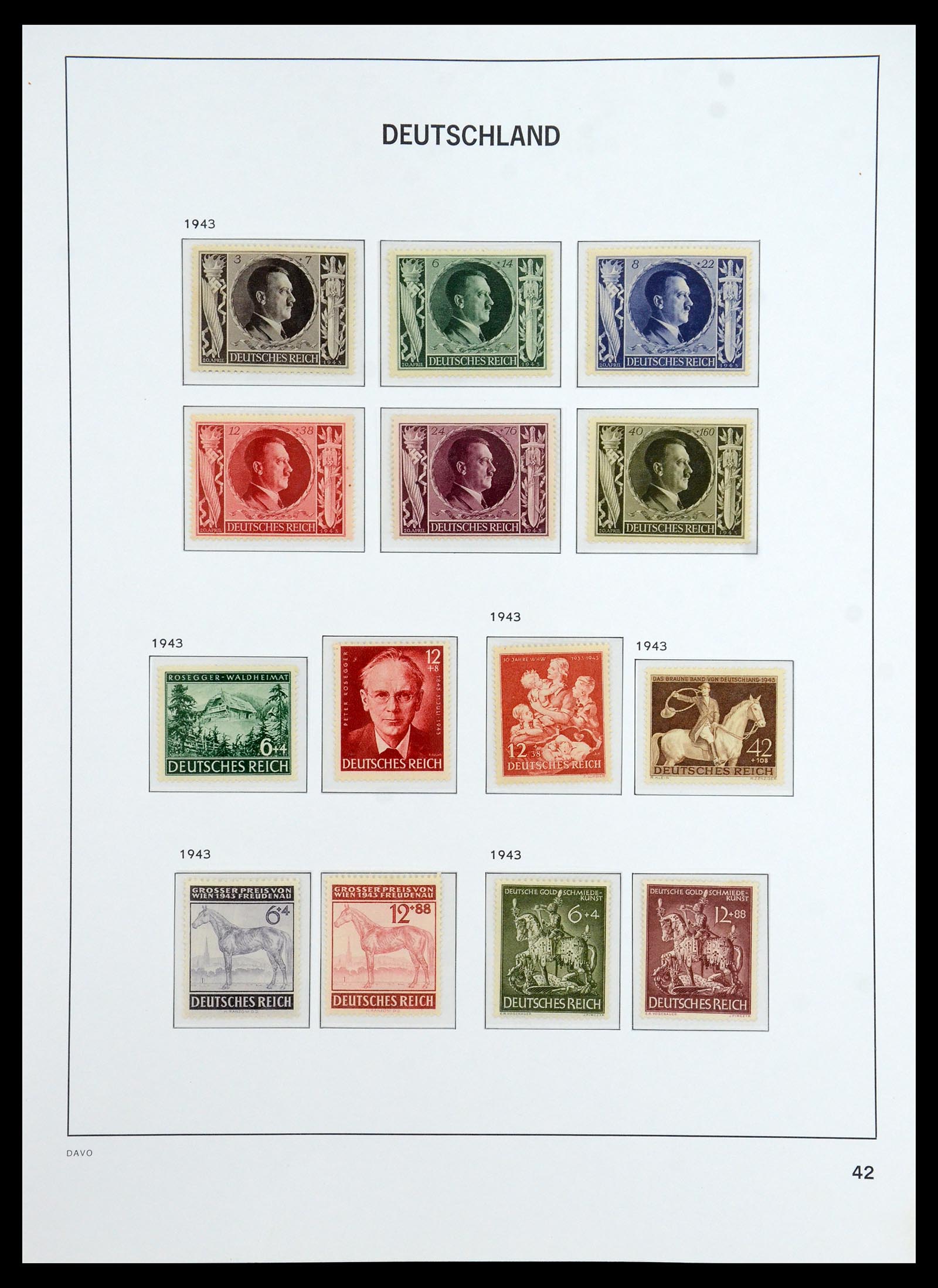 36399 045 - Postzegelverzameling 36399 Duitse Rijk 1872-1945.