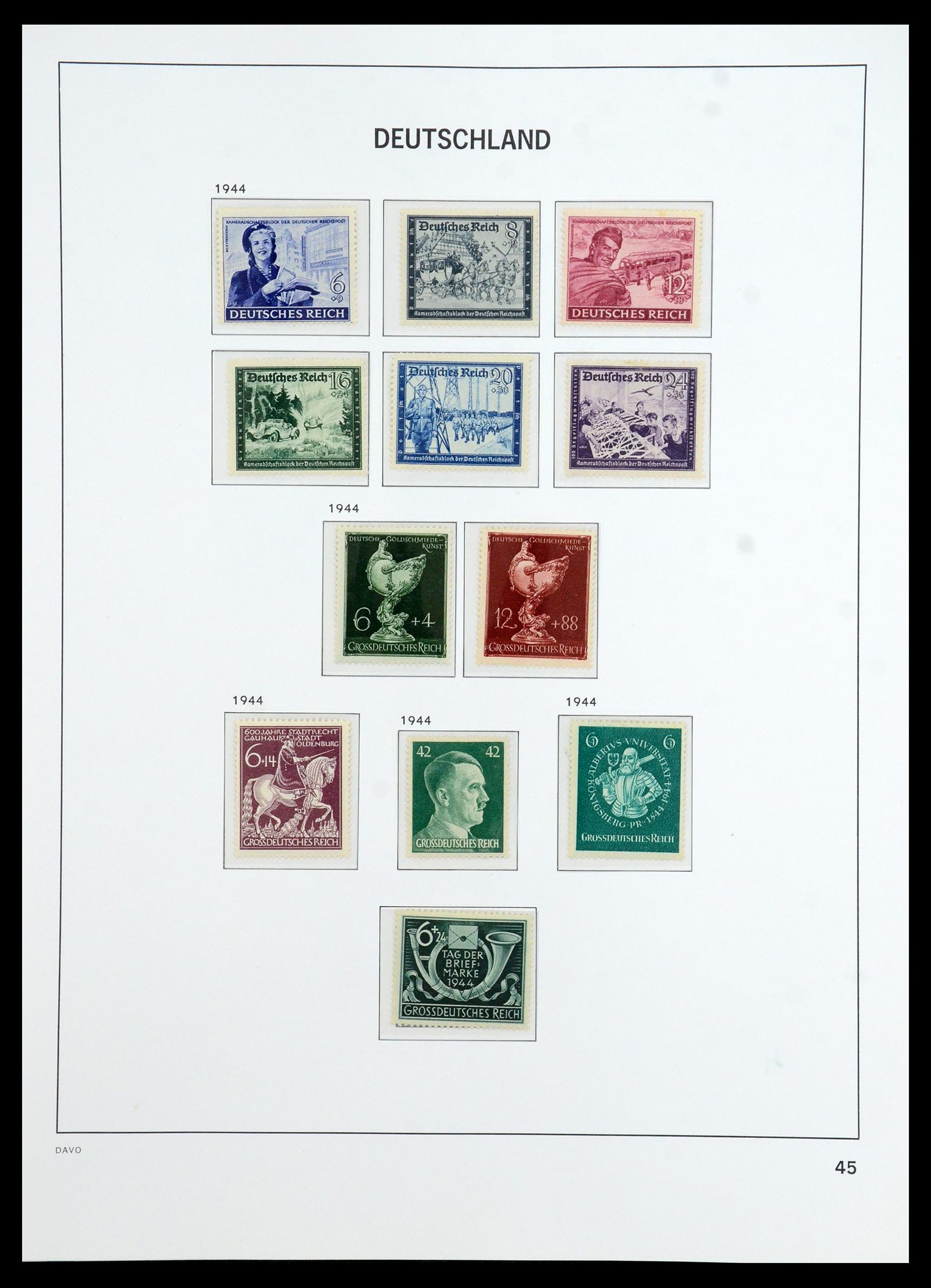 36399 048 - Postzegelverzameling 36399 Duitse Rijk 1872-1945.
