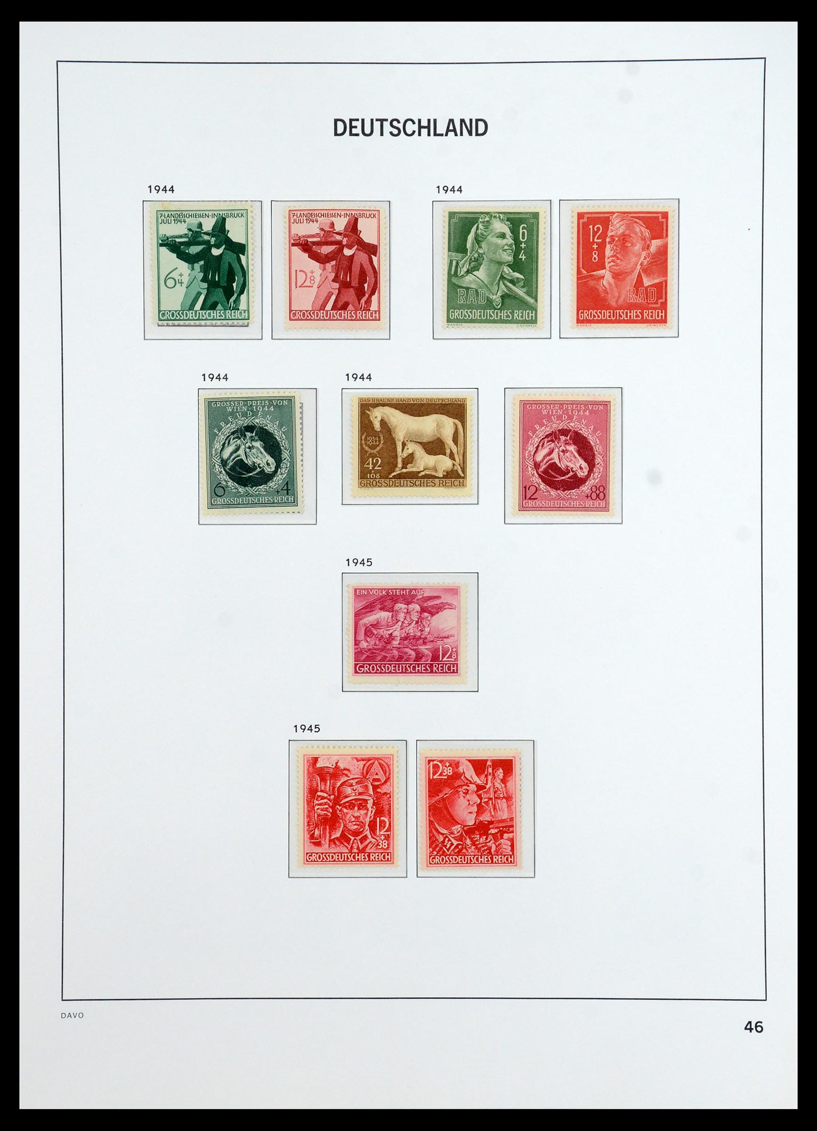 36399 049 - Postzegelverzameling 36399 Duitse Rijk 1872-1945.