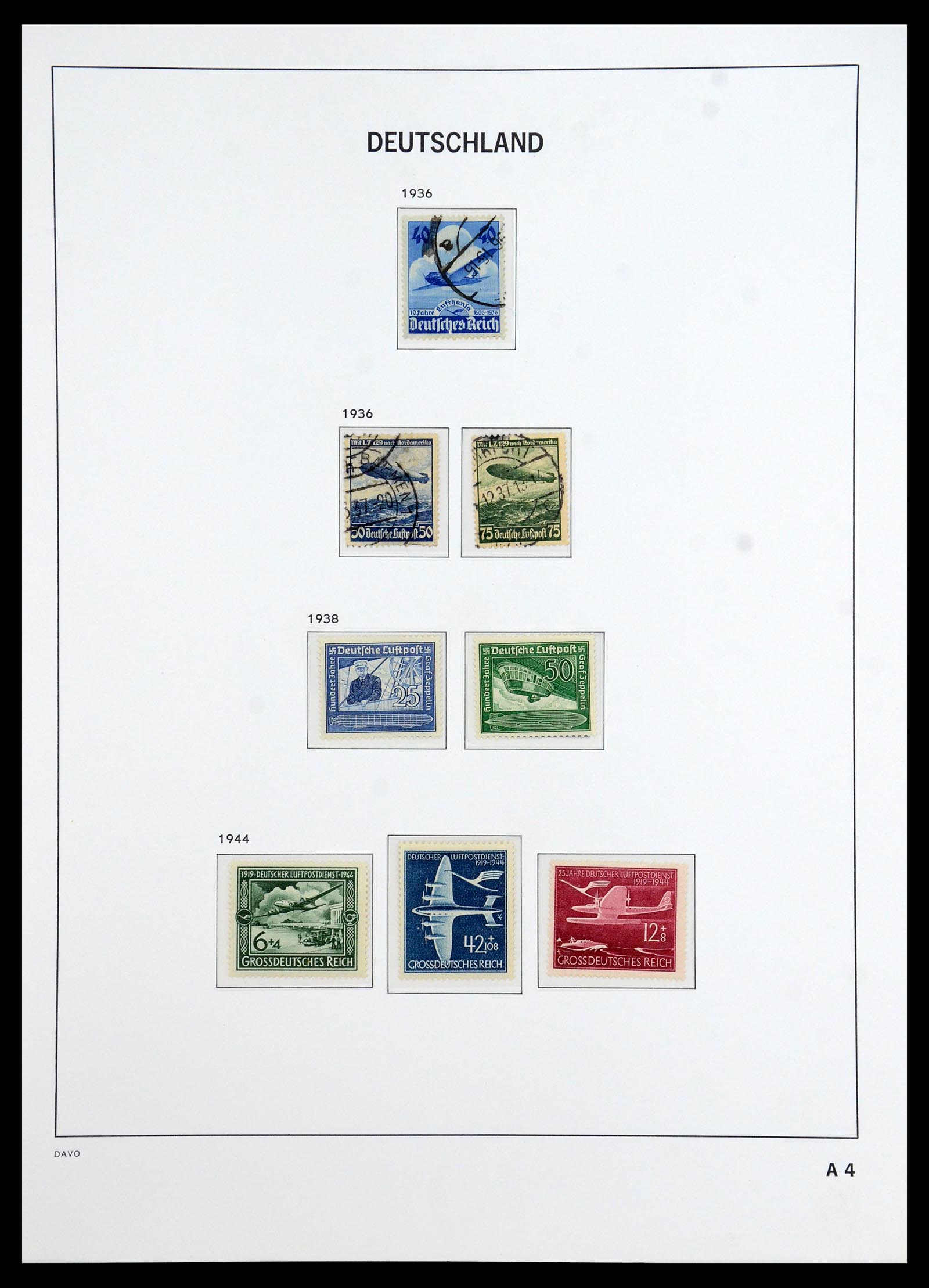 36399 053 - Postzegelverzameling 36399 Duitse Rijk 1872-1945.