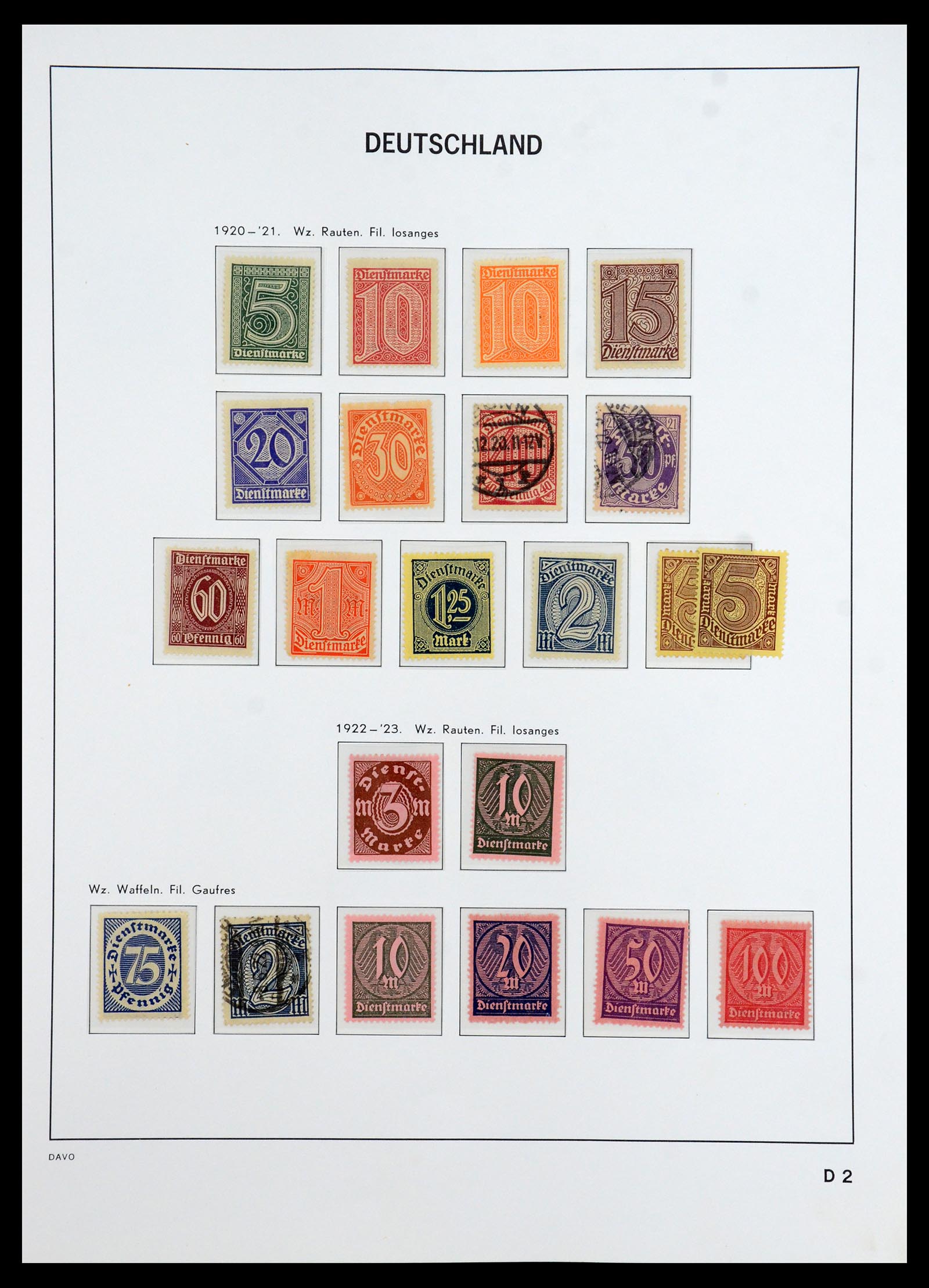 36399 060 - Stamp collection 36399 German Reich 1872-1945.
