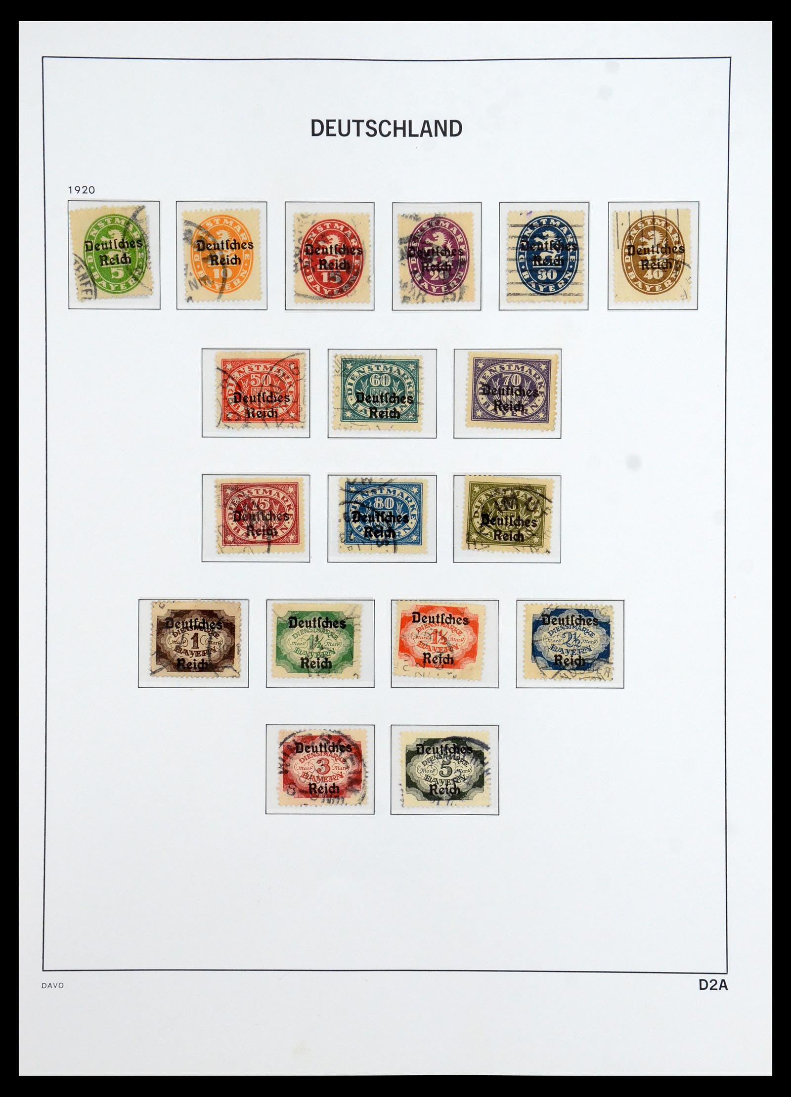 36399 061 - Postzegelverzameling 36399 Duitse Rijk 1872-1945.