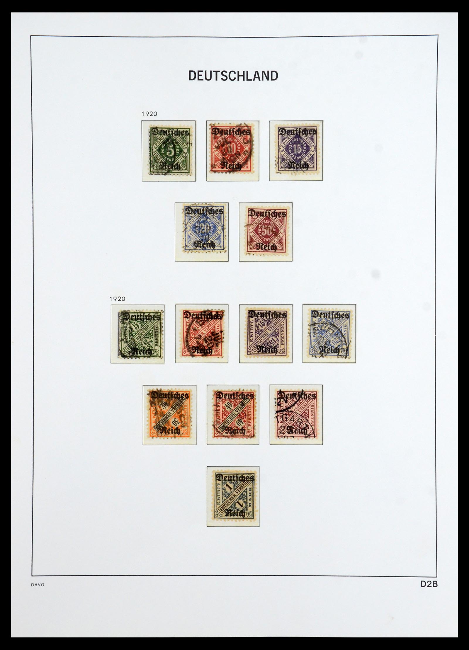 36399 062 - Postzegelverzameling 36399 Duitse Rijk 1872-1945.