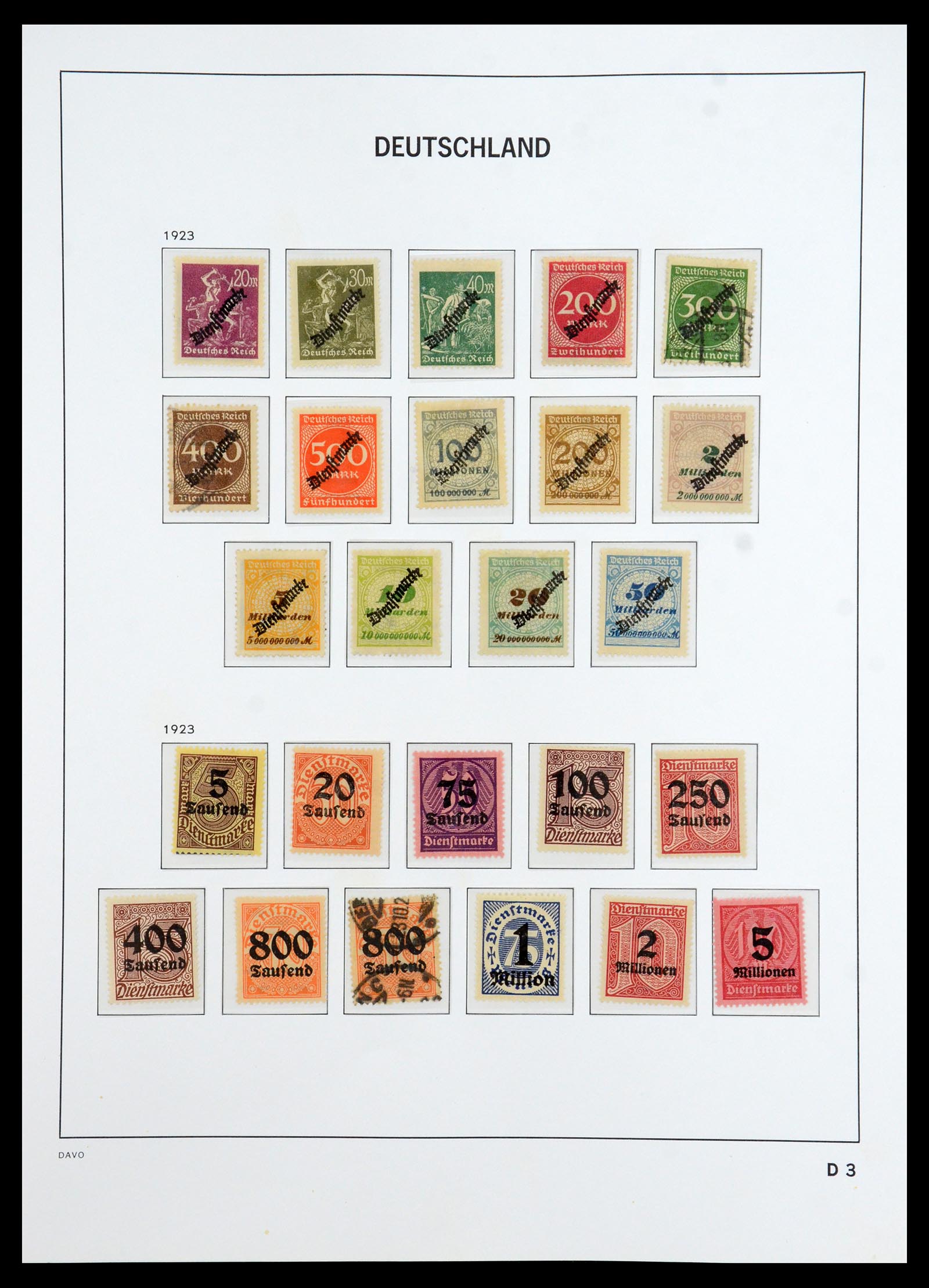 36399 063 - Stamp collection 36399 German Reich 1872-1945.