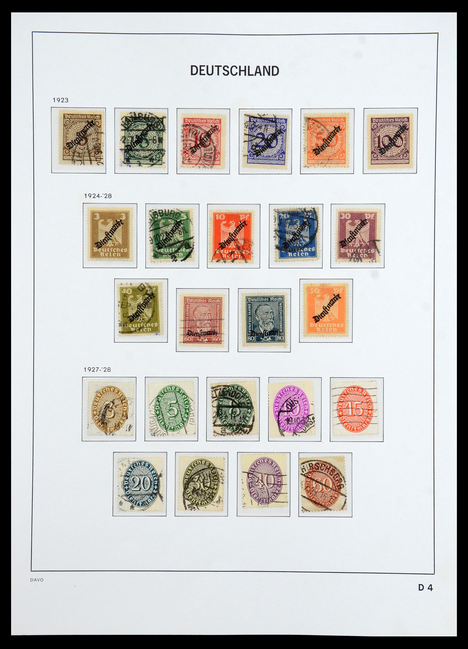 36399 064 - Stamp collection 36399 German Reich 1872-1945.