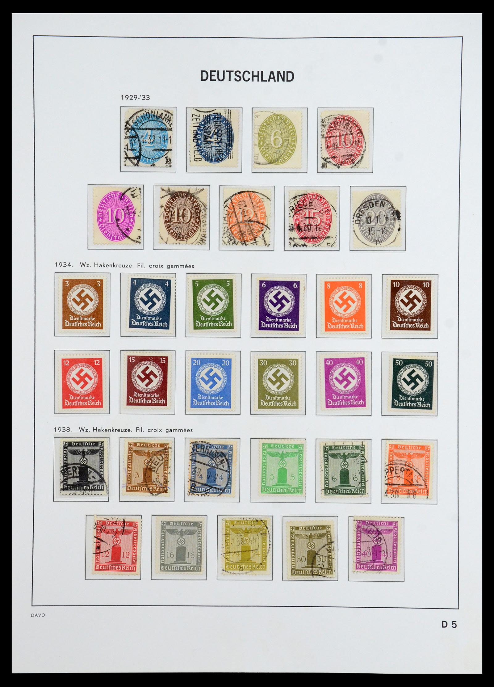 36399 065 - Postzegelverzameling 36399 Duitse Rijk 1872-1945.
