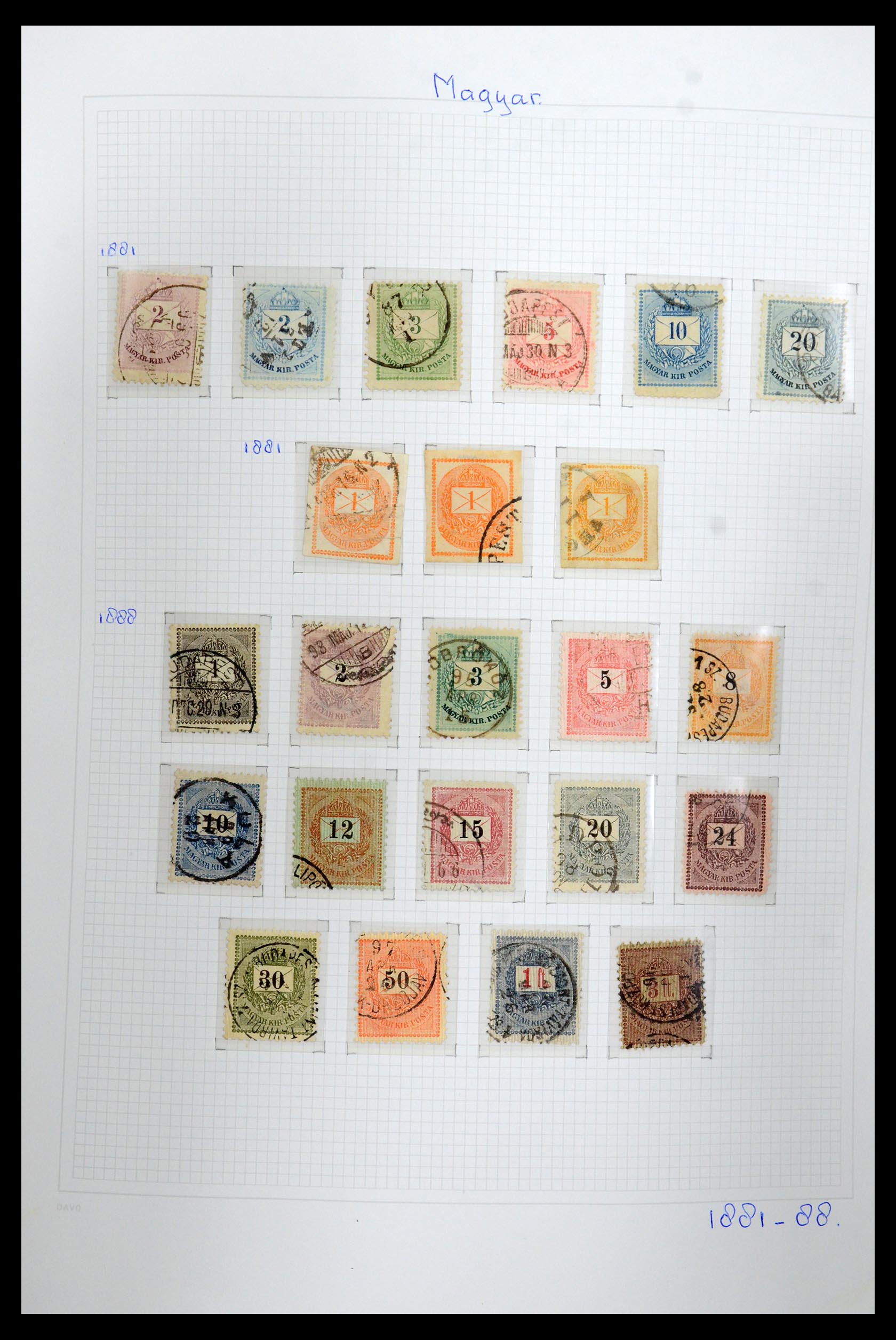 36401 002 - Postzegelverzameling 36401 Hongarije 1871-2005.