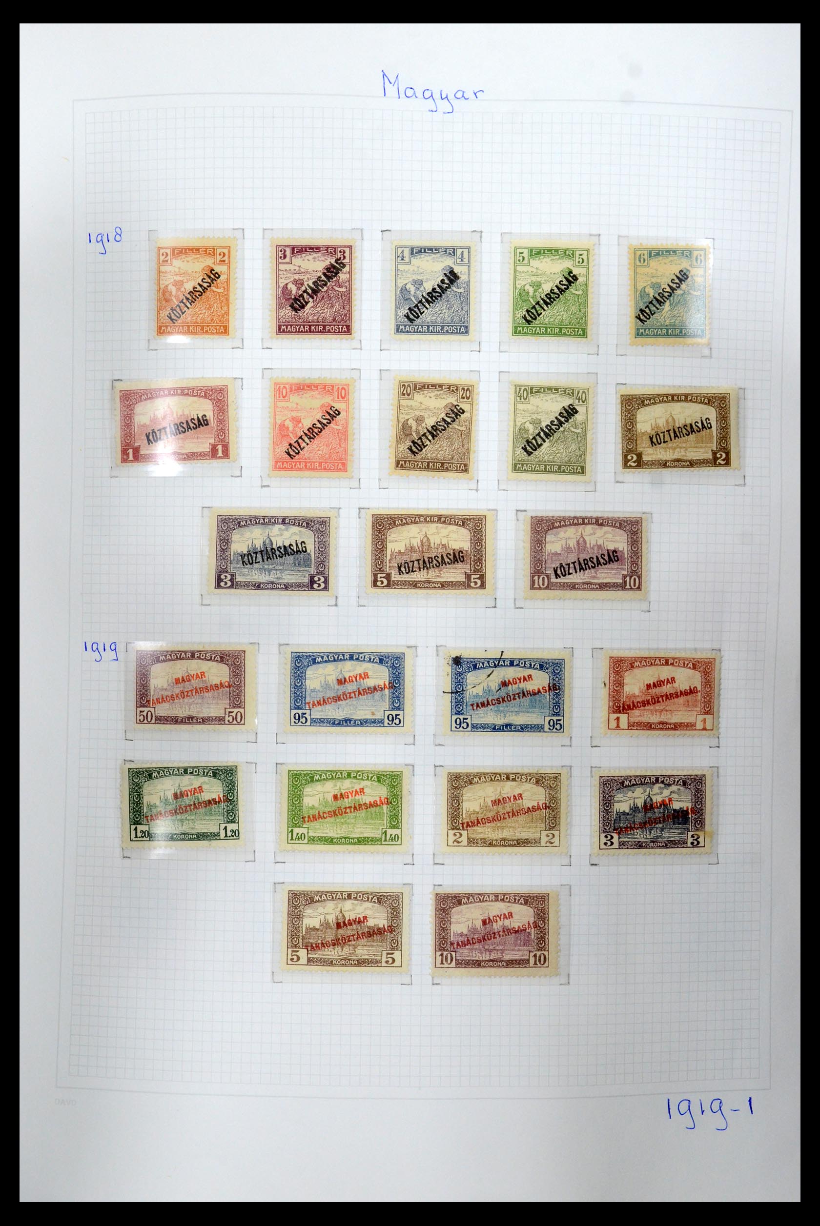 36401 013 - Postzegelverzameling 36401 Hongarije 1871-2005.