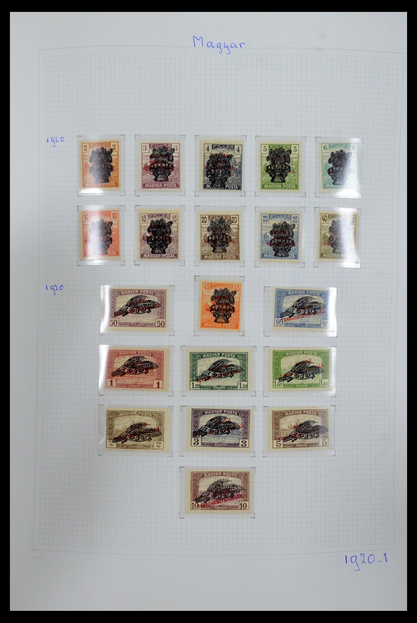 36401 016 - Postzegelverzameling 36401 Hongarije 1871-2005.